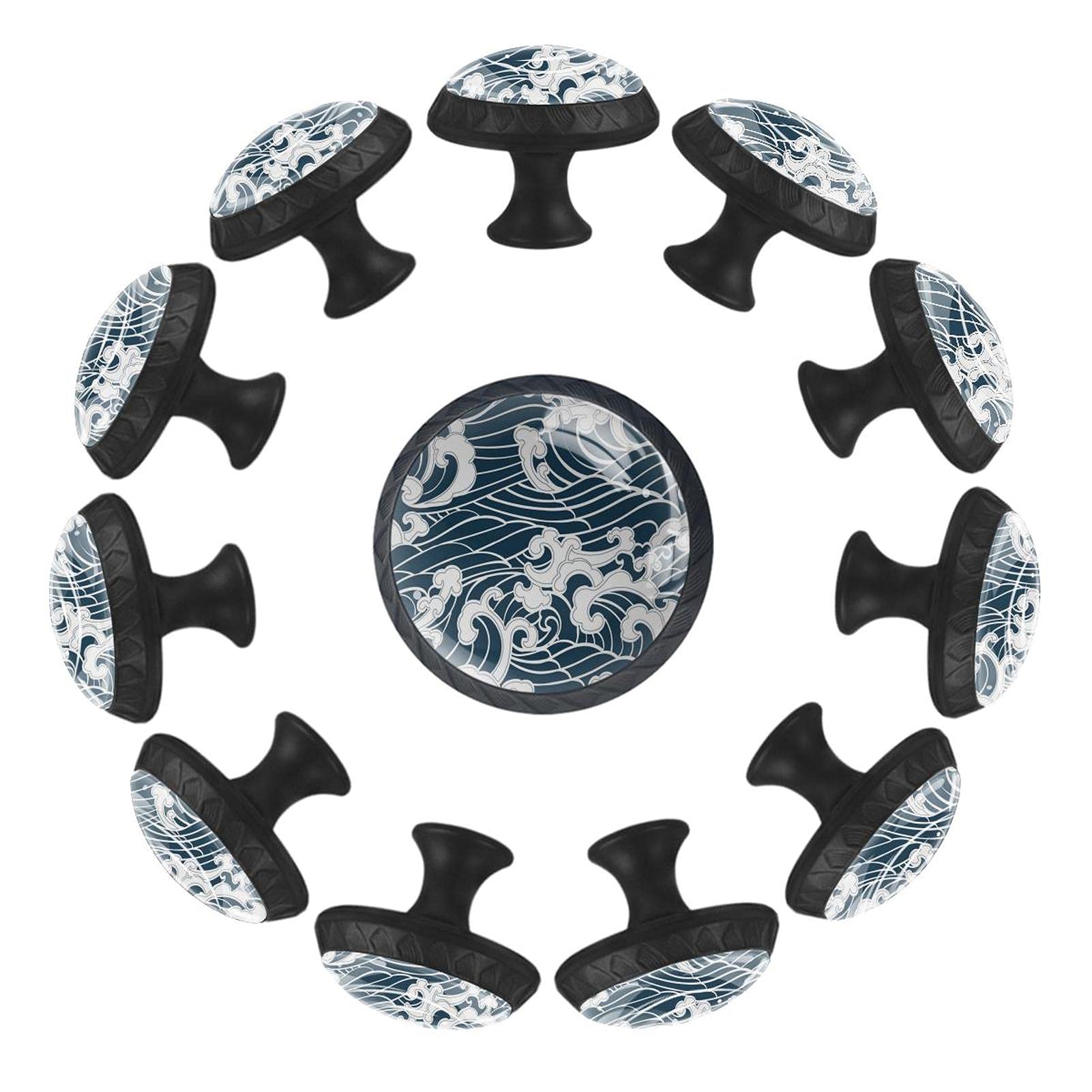 Boutons de tiroir ronds 35mm style traditionnel pour crèche et chambre