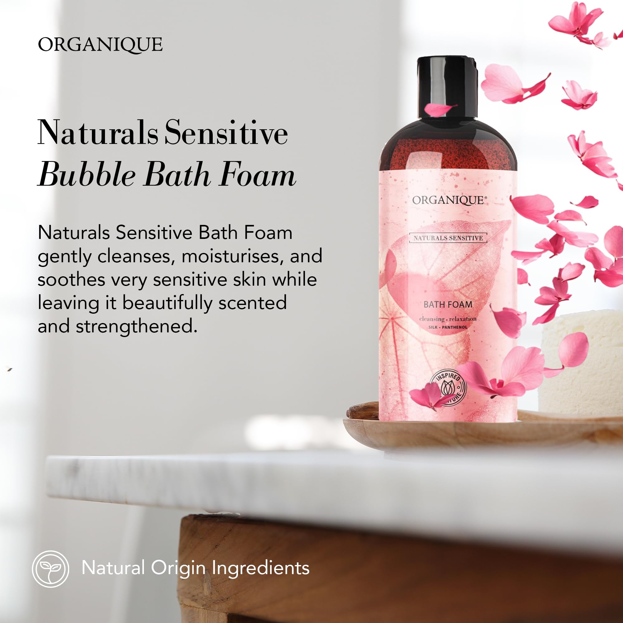 Organique Beauty Mild Natural Cleansing & Relaxing Bath Foam - 400 ml, Scented, Dry Skin Care (Magnolia Flower) - Image 2