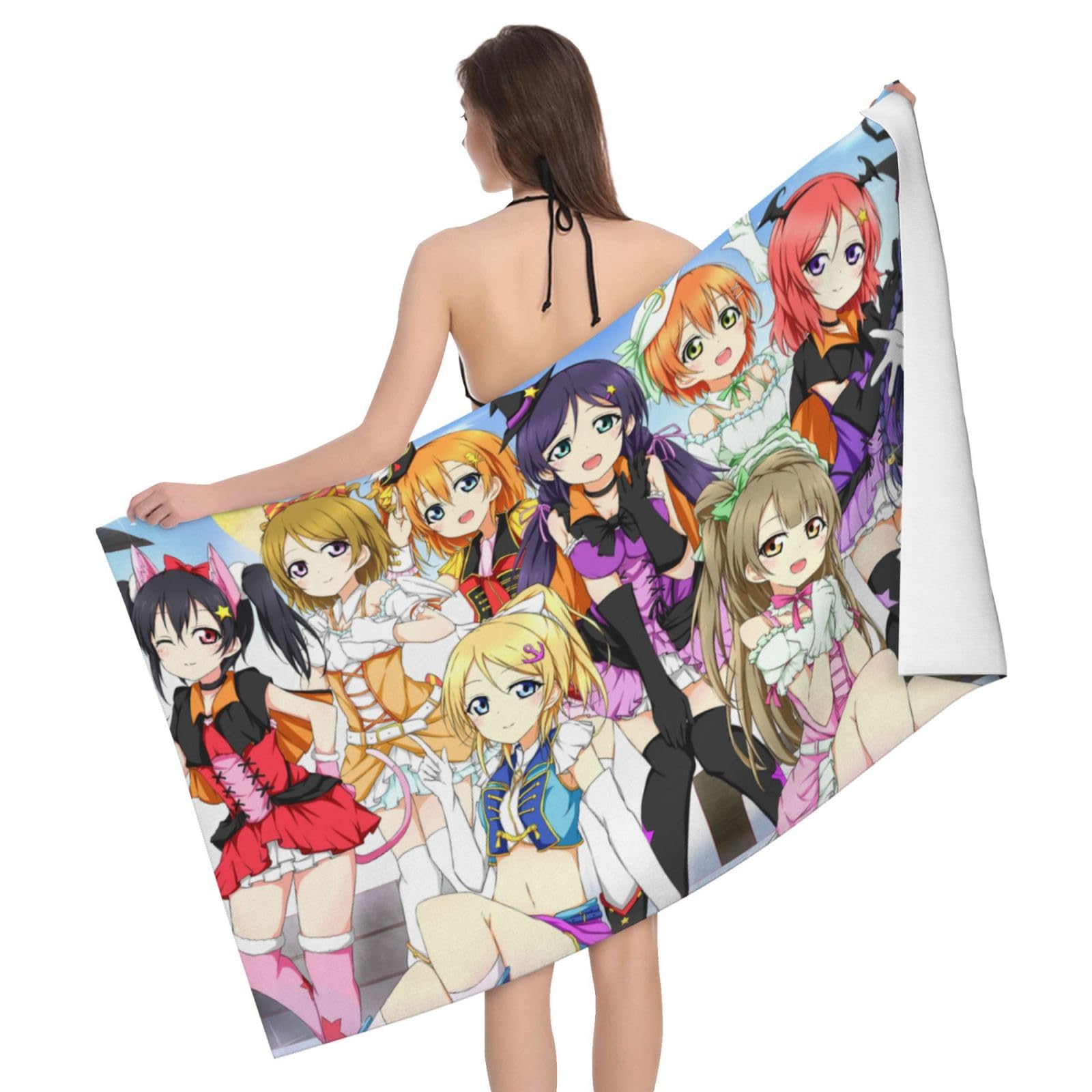 Amazon｜ラブライブ バスタオル バスタオル 大判 吸水 マイクロ