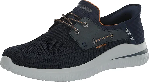 Skechers Men's Delson 3.0-Roth 210606 Low Profile Bungee Lace Slip-Ins