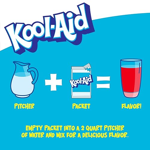Miniatura 4 de Kool-Aid Mezcla de bebida en polvo sin azúcar, sin cafeína, ponche tropical, cero calorías, 192 paquetes de jarra
