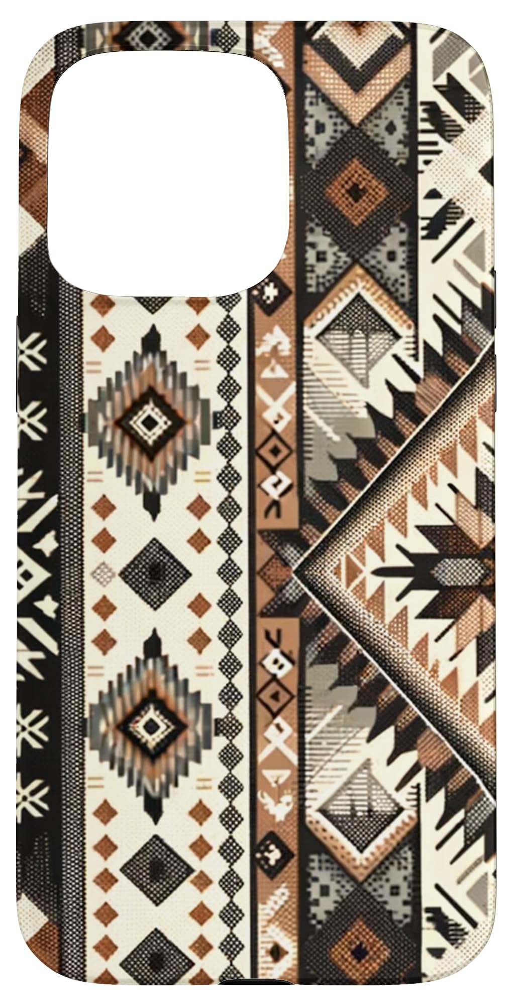 Country Aztec Native Pattern Southern American Western Case for iPhone 15 Pro Max