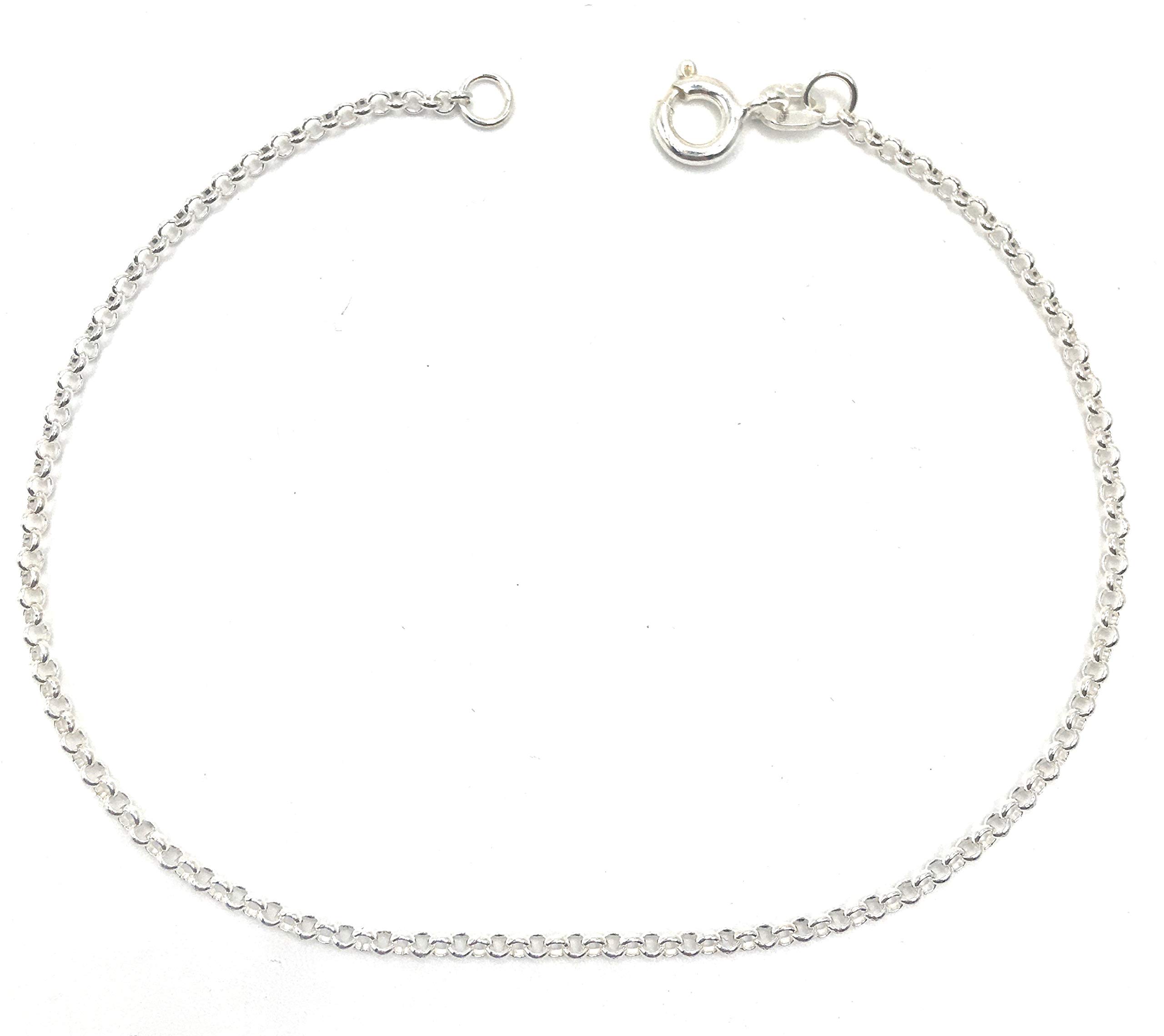 MASBARATA Pulsera ROLO Fina DE Plata DE Ley 925/1000.