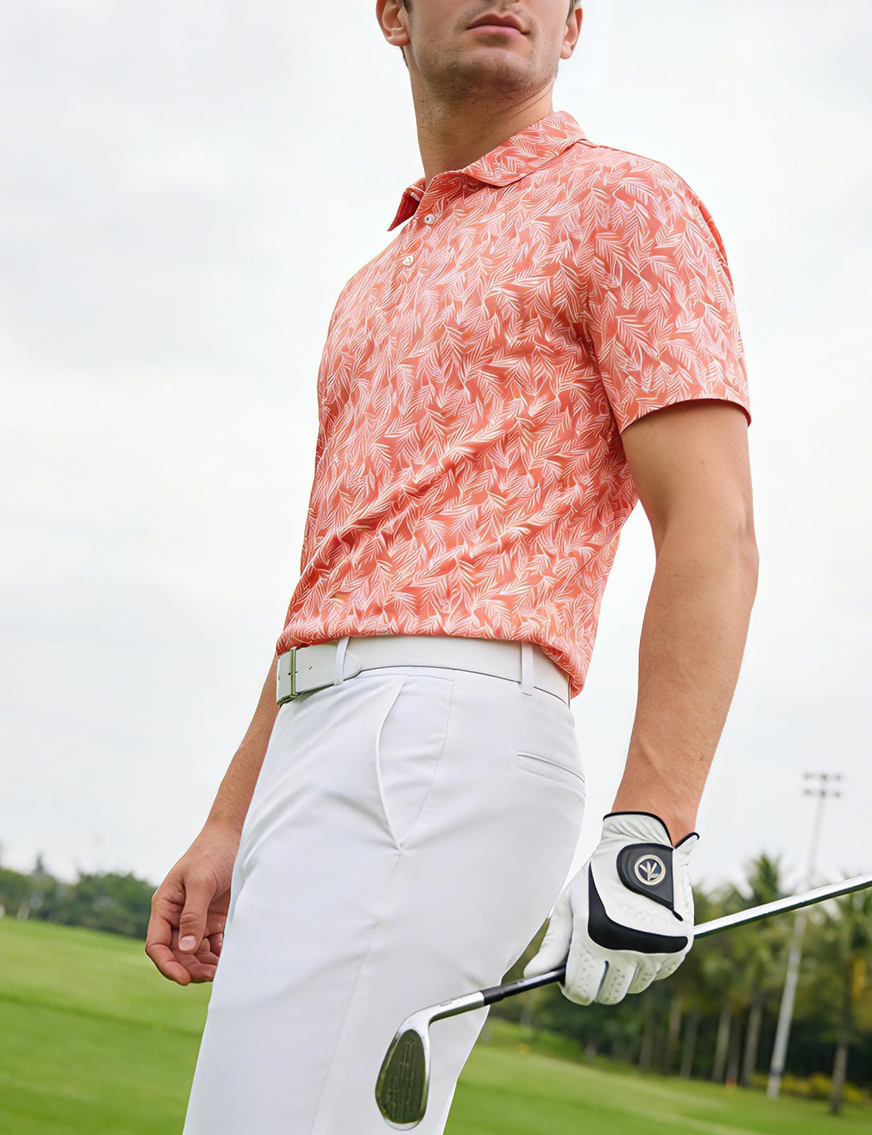 JHMORP Men's Golf Polo Shirts Short Sleeve Moisture Wicking Quick Dry Sports T-Shirts - 4