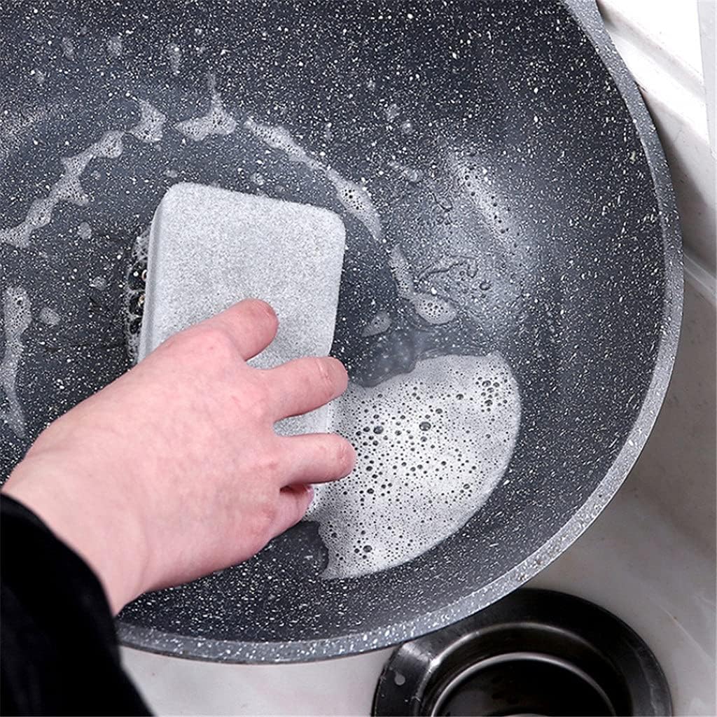 5/10pcs Home Double-Sided Cleaning Sponge Scouring Pad Sponges Household Tools
