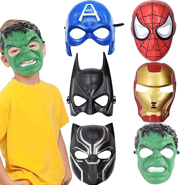 Naotona Maski, maski filcowe dla dzieci, maski na oczy, na imprezę cosplay, dla dziewcząt, chłopców i dzieci na urodziny