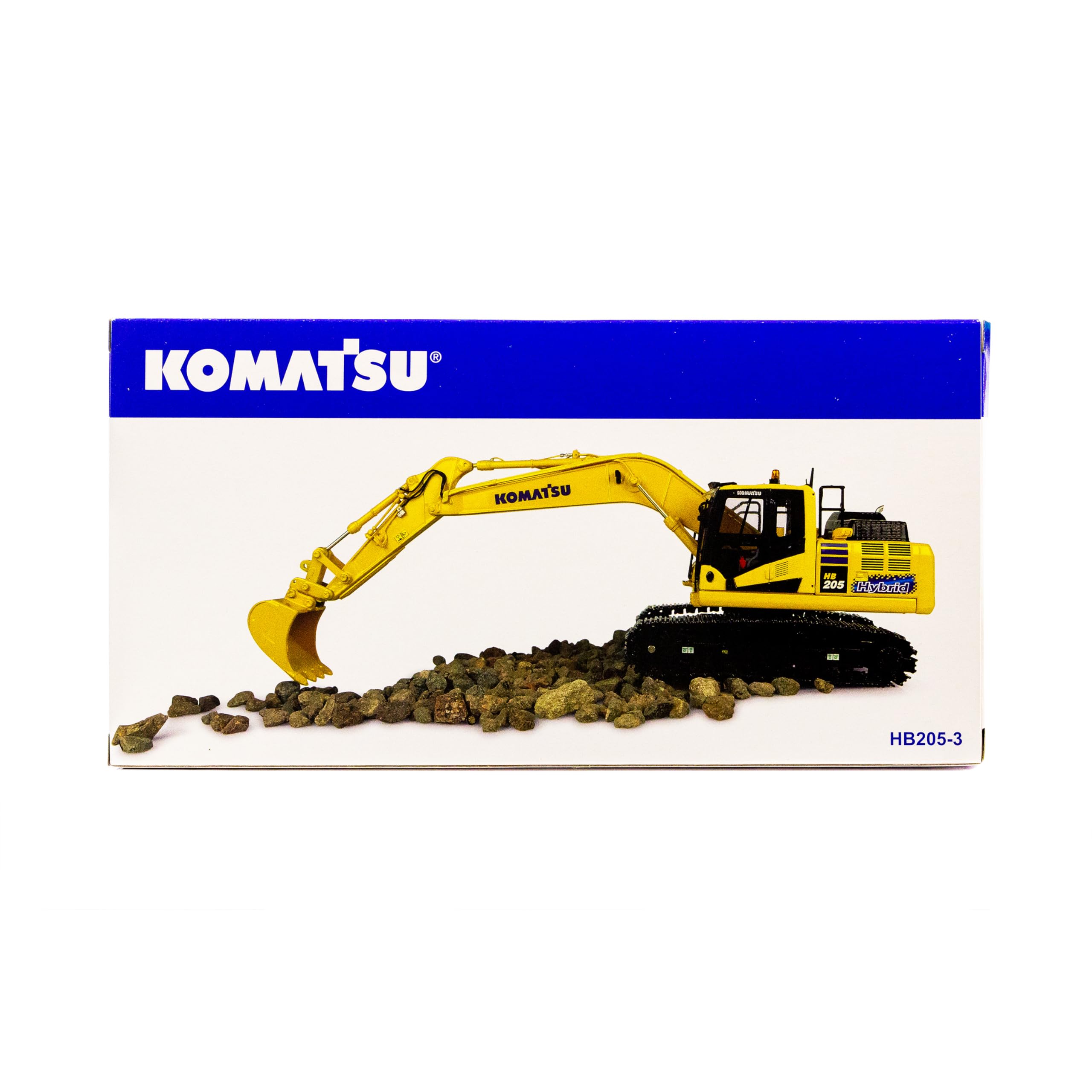 Universal Hobbies – Veicolo, Komatsu hb205 LC3 Hybrid, Giallo