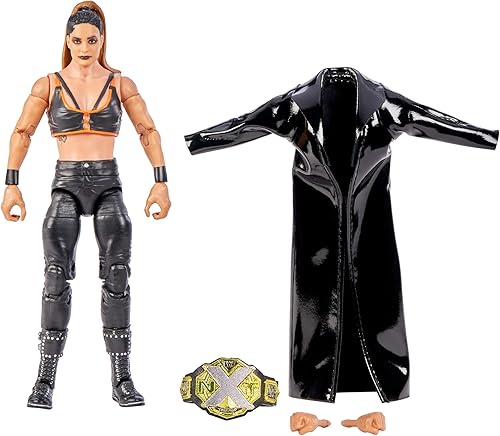 Miniatura 1 de WWE Elite Collection Figura de acción Raquel González de 6 pulgadas coleccionable para fanáticos de la WWE a partir de 8 años