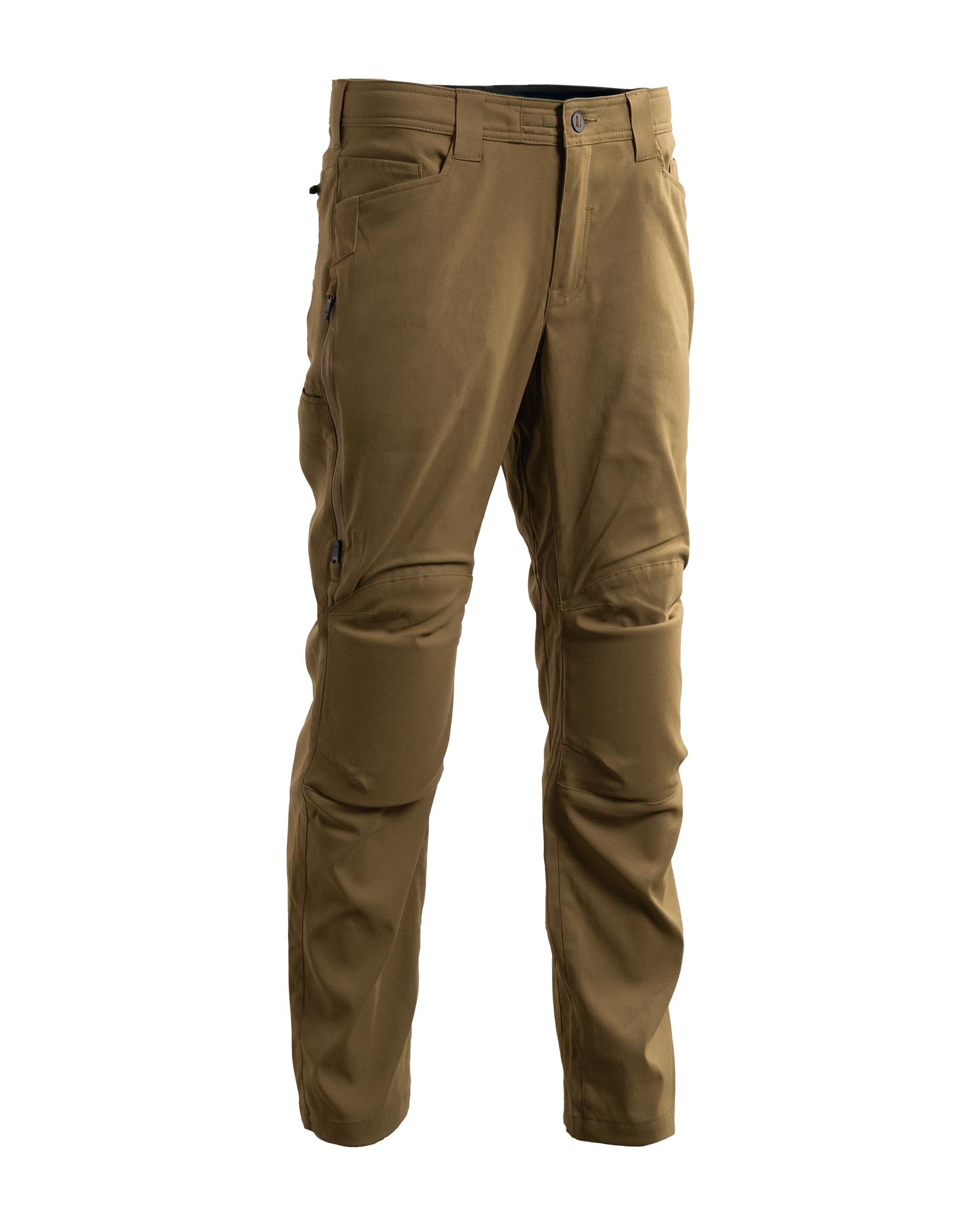 Eberlestock Camas Pro Pant – Water-Resistant Stretch Nylon Tactical & Hunting Pants with Knee Pad Pockets, Dual Phone Pockets