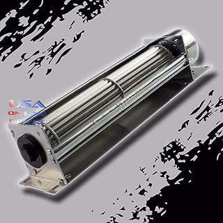 2 PCS 8â€ Cross Flow Car Stereo Amplifier Cooling Fan Marine Audio RV CPU SUV