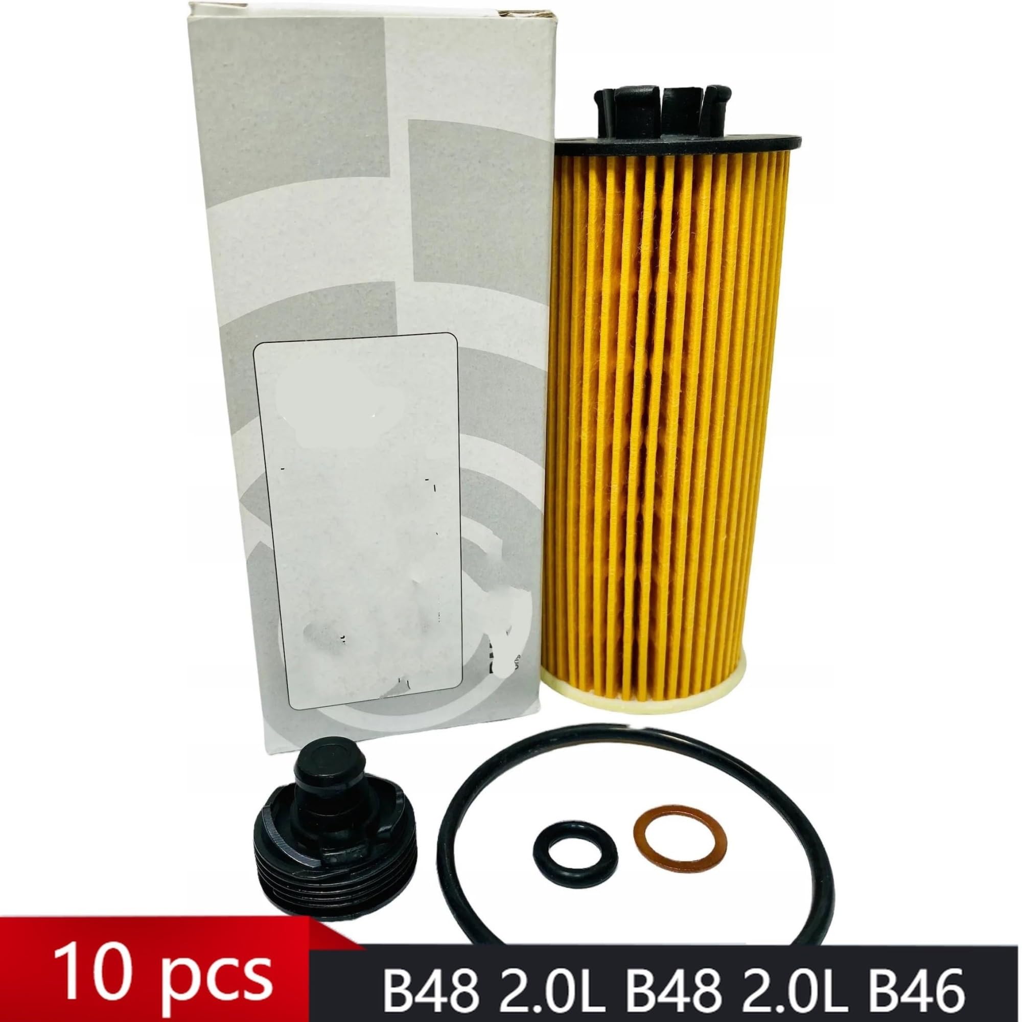 Filtr oleju wkład Zestaw filtrów oleju silnikowego 11428570590 pasuje do BM pasuje do Mini Coope X1 F45 F46 F48 F54
