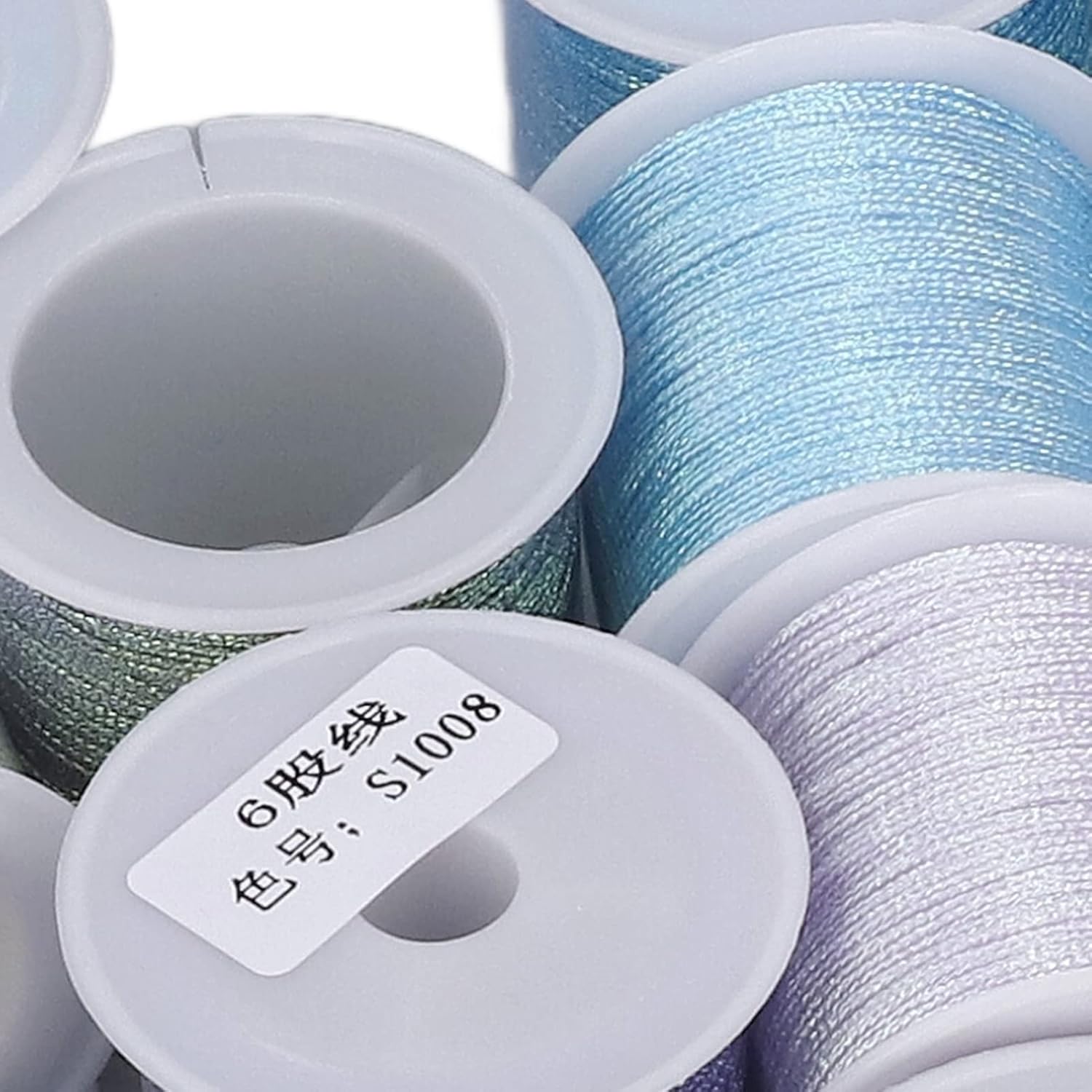 20本入り 6本撚り カラフル刺繍糸 手編みロープ ジュエリー作り 家庭用