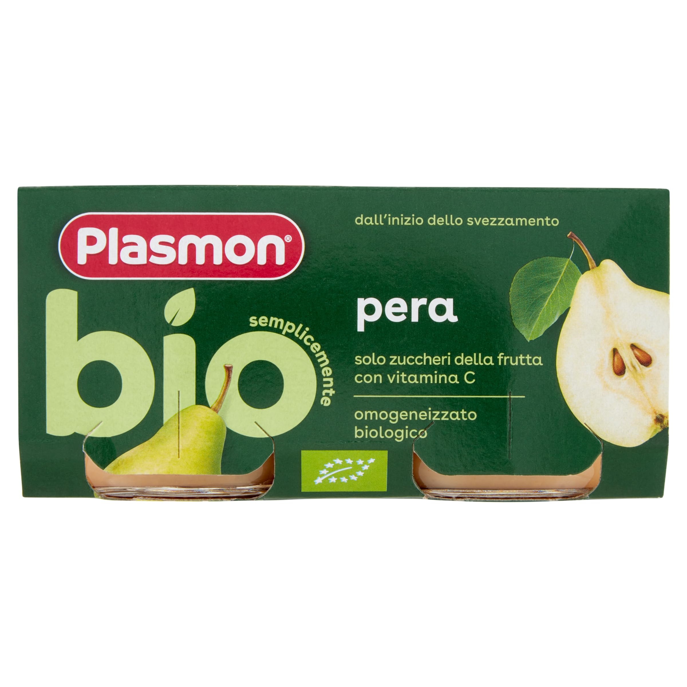 Plasmon BIO Omogeneizzato Pera 2X80g (12 Confezioni)