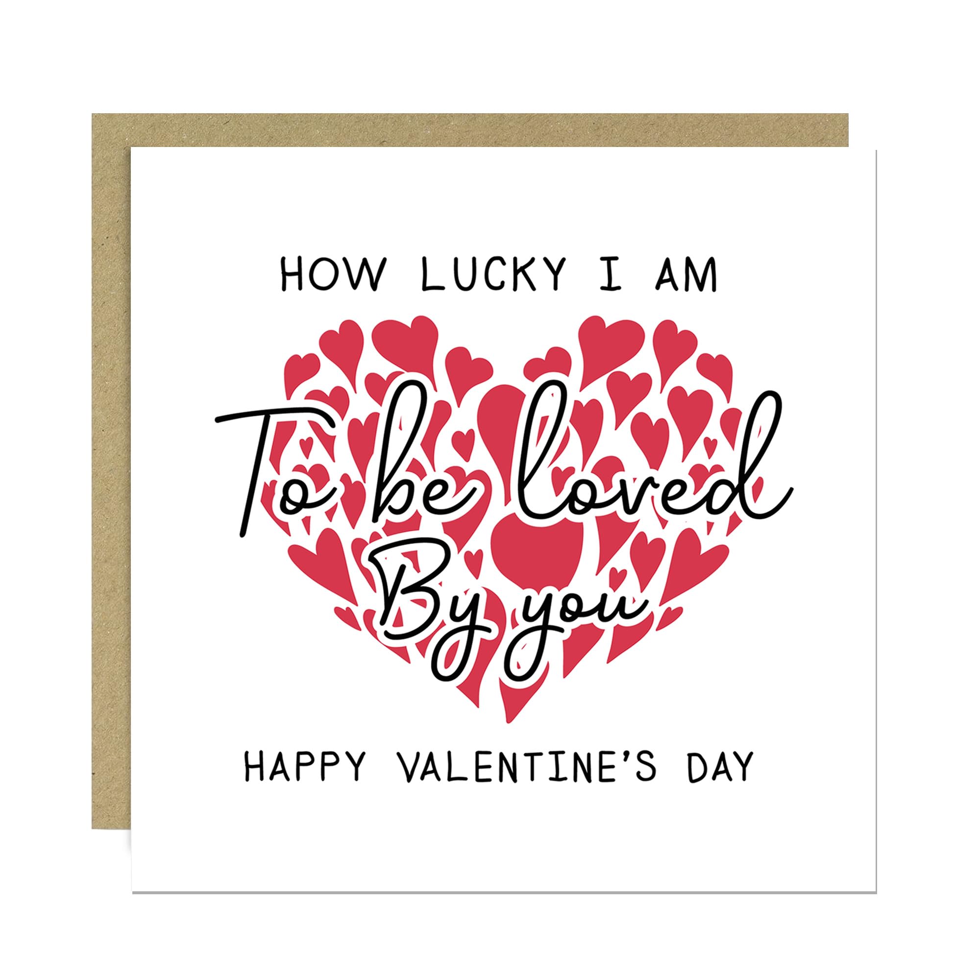 RED OCEAN Valentines Card, Special Card For Boyfriend, Lucky Card, Valentines Day Card Husband, Valentine's Card Girlfriend, For Him, For Her, Wife Valentines Card