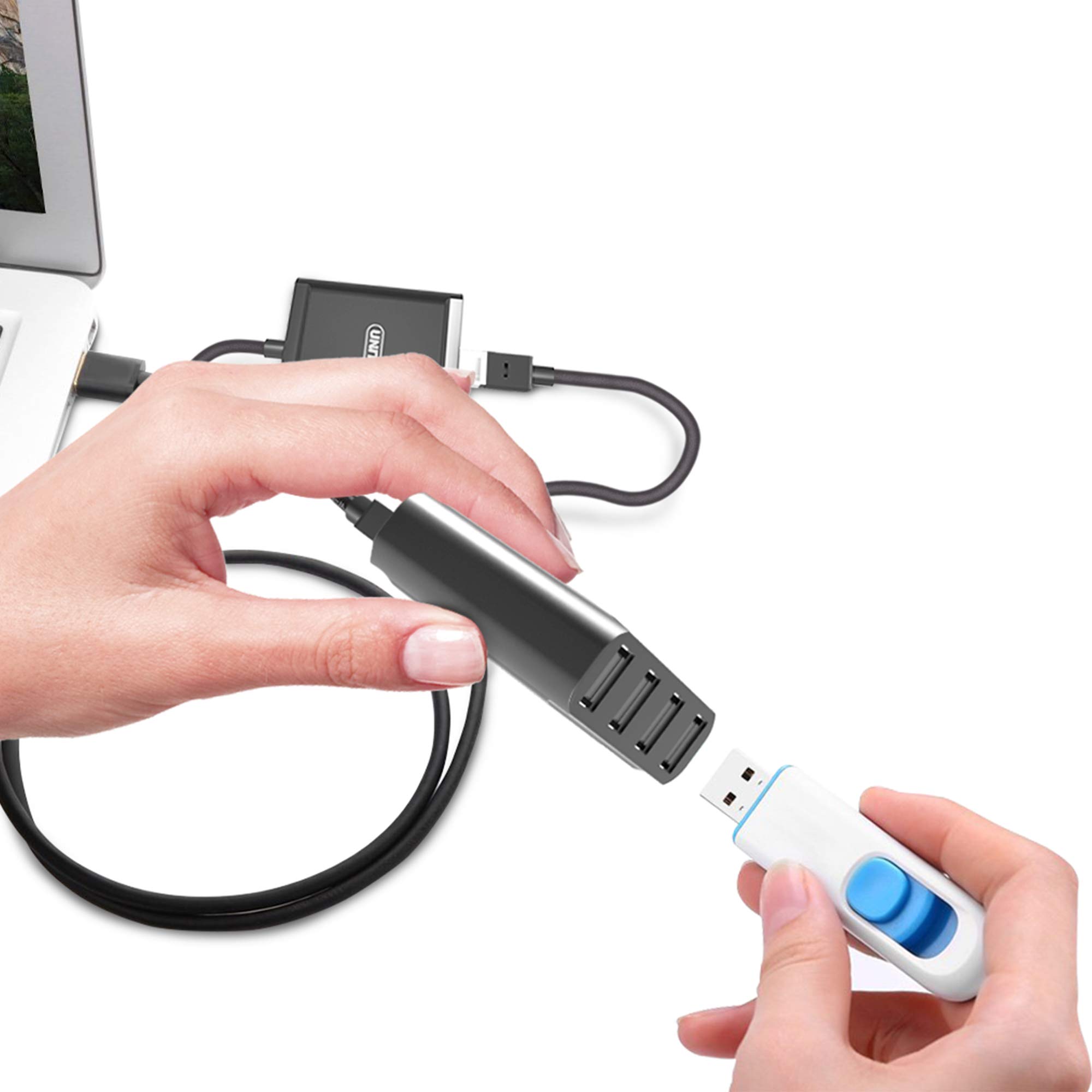 UNITEK Y-2516 EXTENSIÃ“N USB SOBRE IP 4XUSB, Y-2516