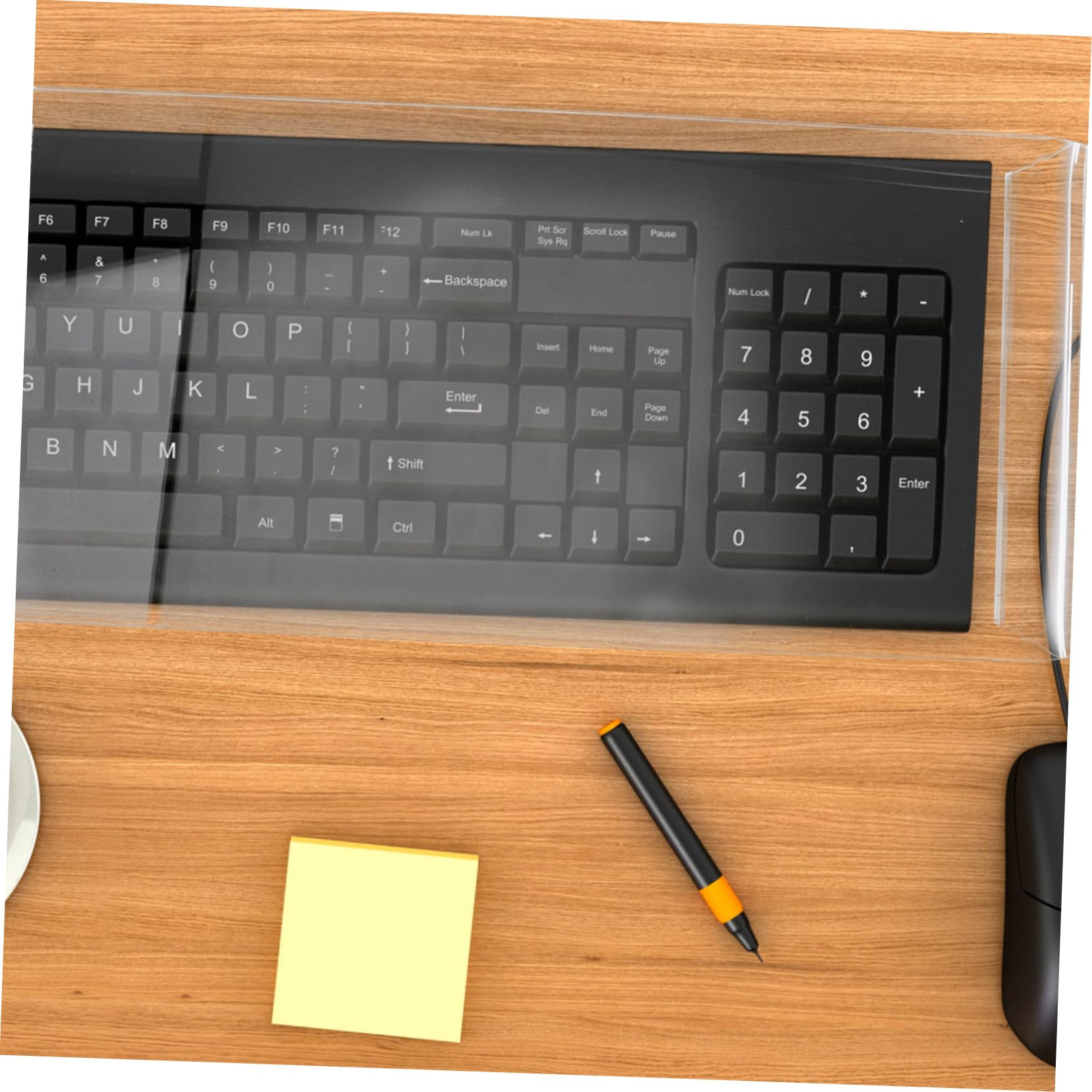 Acrylique Protection de Clavier Support Rehaussé, Transparente