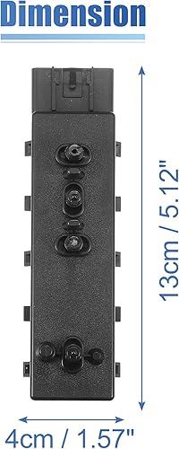 Miniatura 3 de X AUTOHAUX Control de interruptor de asiento eléctrico de 8 vías delantero izquierdo para GMC Sierra 1500 para Chevy Silverado 1500 07-13 para