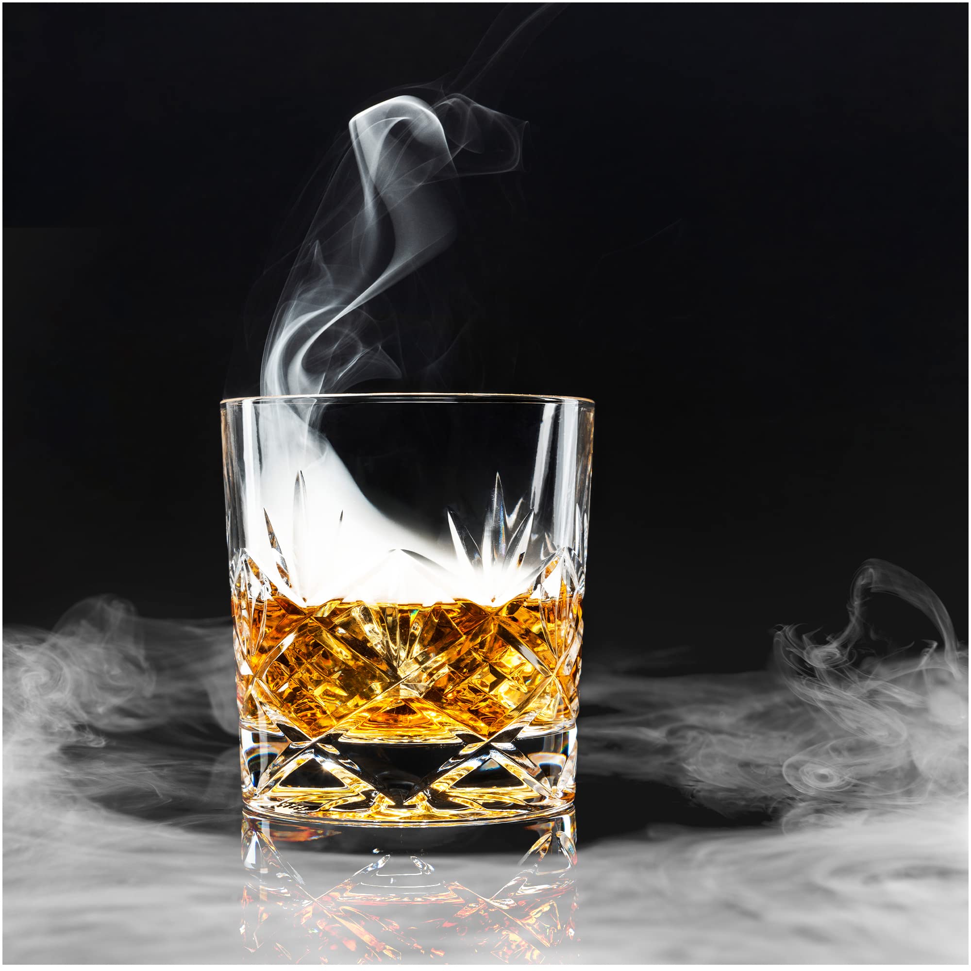 Kit de ahumador de cóctel – Kit de ahumador de whisky con bolsa de transporte – Kit de ahumador de estilo antiguo – Kit de ahumador de bourbon con antorcha con virutas de madera y herramientas – Kit 3