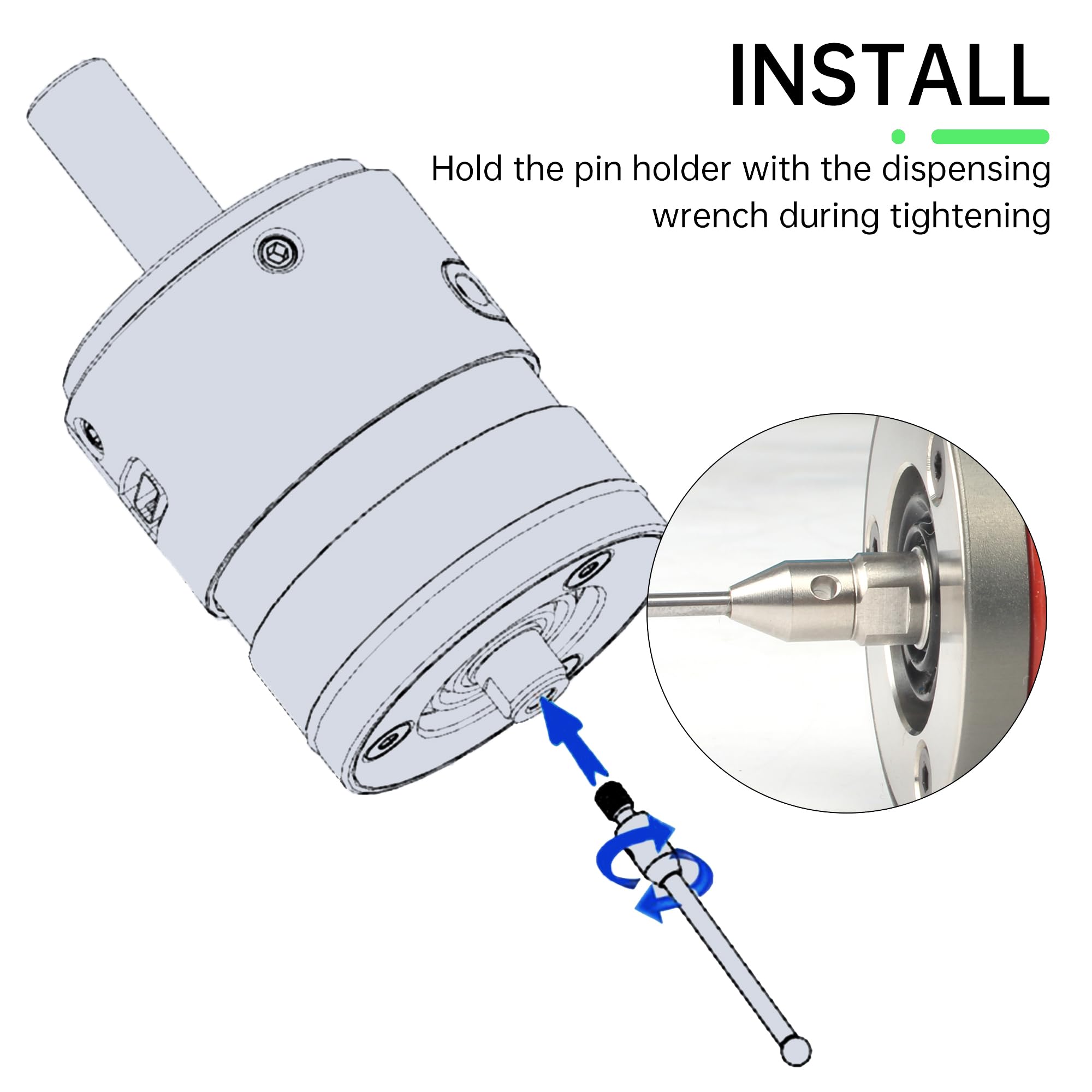 RATTMMOTOR Bouton 3D - Détecteur de bords photoélectrique CNC WP500 - Précision 0,001 mm - Compatible Mach3 et GRBL - Pour fraiseuse CNC, centrage automatique (série V6)