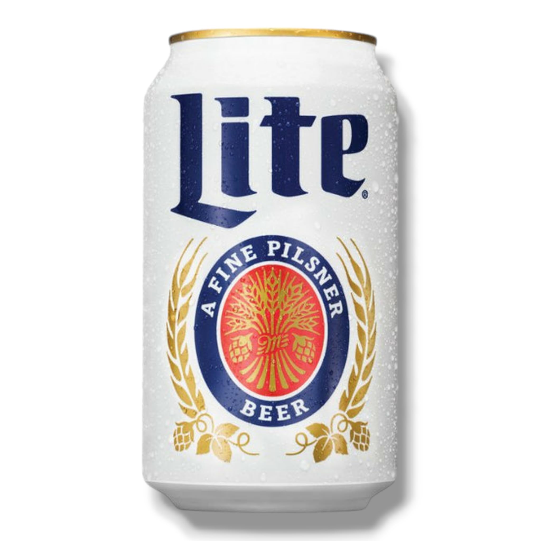 Miller Lite 24 x355ml- Kalorienreduziertes Leichtbier als amerikanisches Pils mit 4,2% Vol.- Inkl. Haus der Biere Berlin Bierdeckel