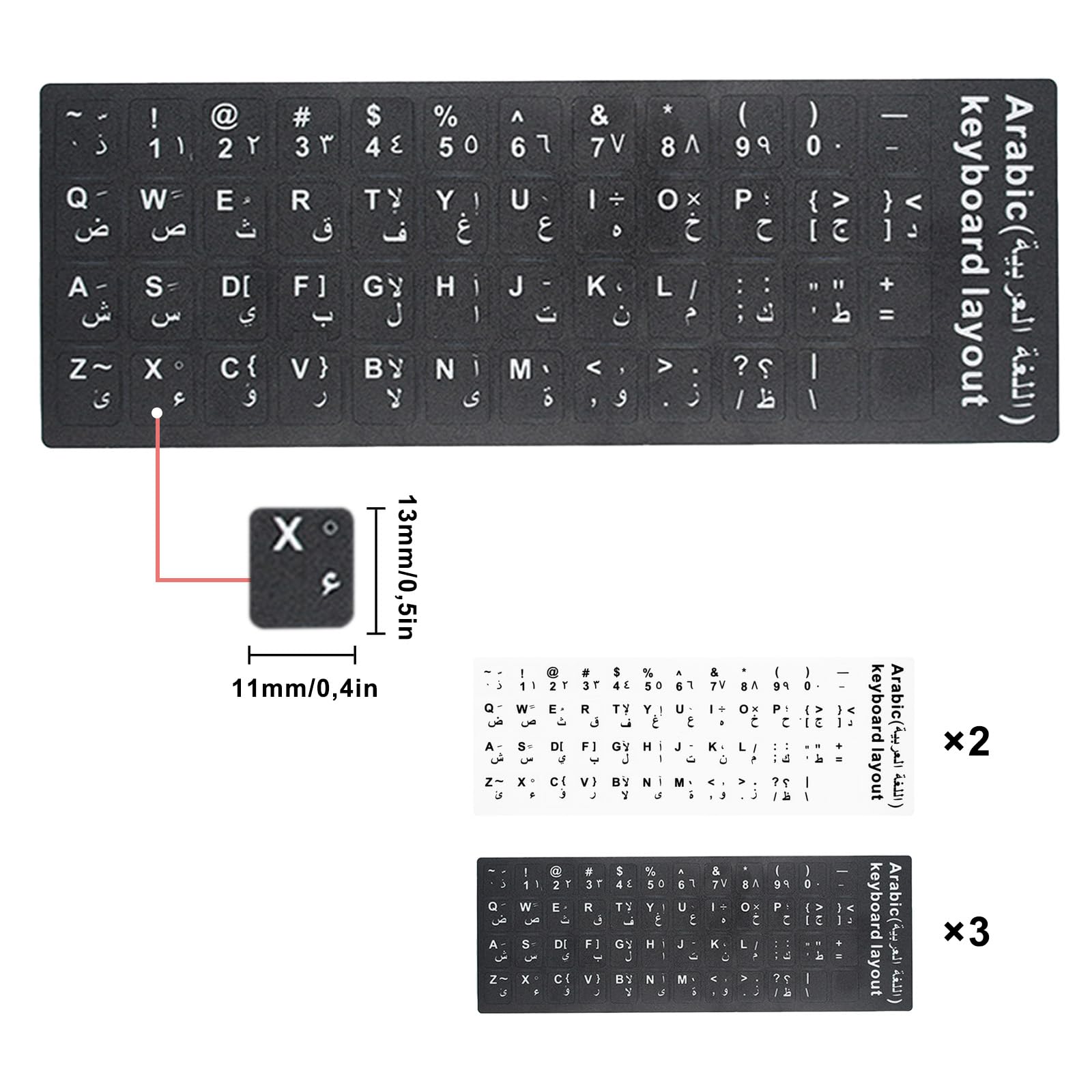 Engels toetsenbord vervangende stickers toetsenbord stickers UK niet