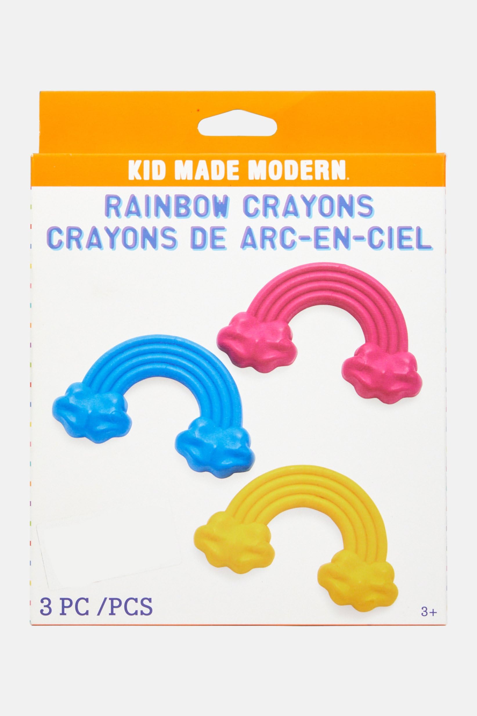 KID MADE MODERN Regenbogen-Malstifte-Set, 3 Stück