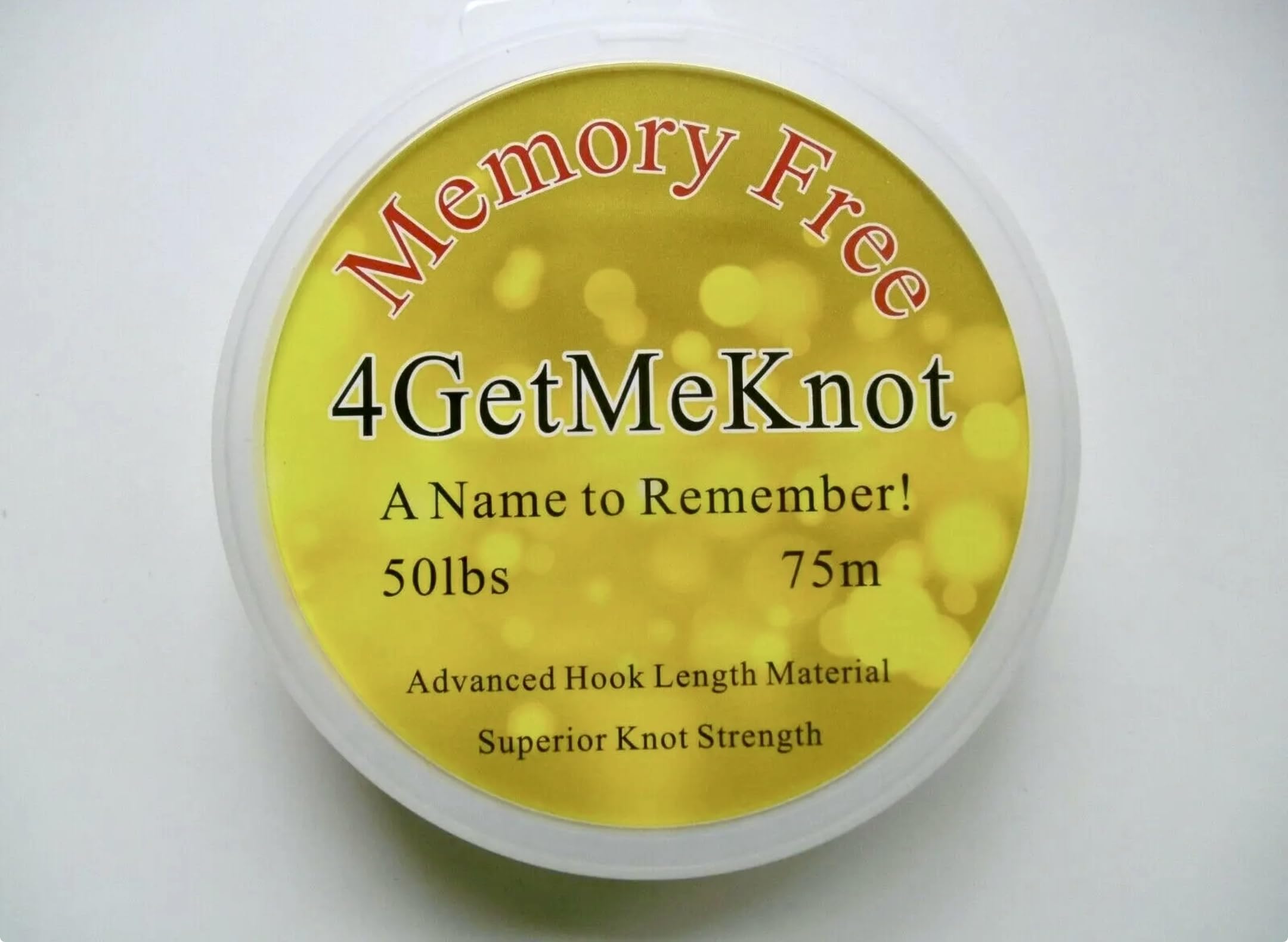 4GetMeKnot MEMORY FREE FISHING LINE/MONO - 15lb/20lb/25lb/30lb/40lb/50lb/60lb (75m, 50lb)