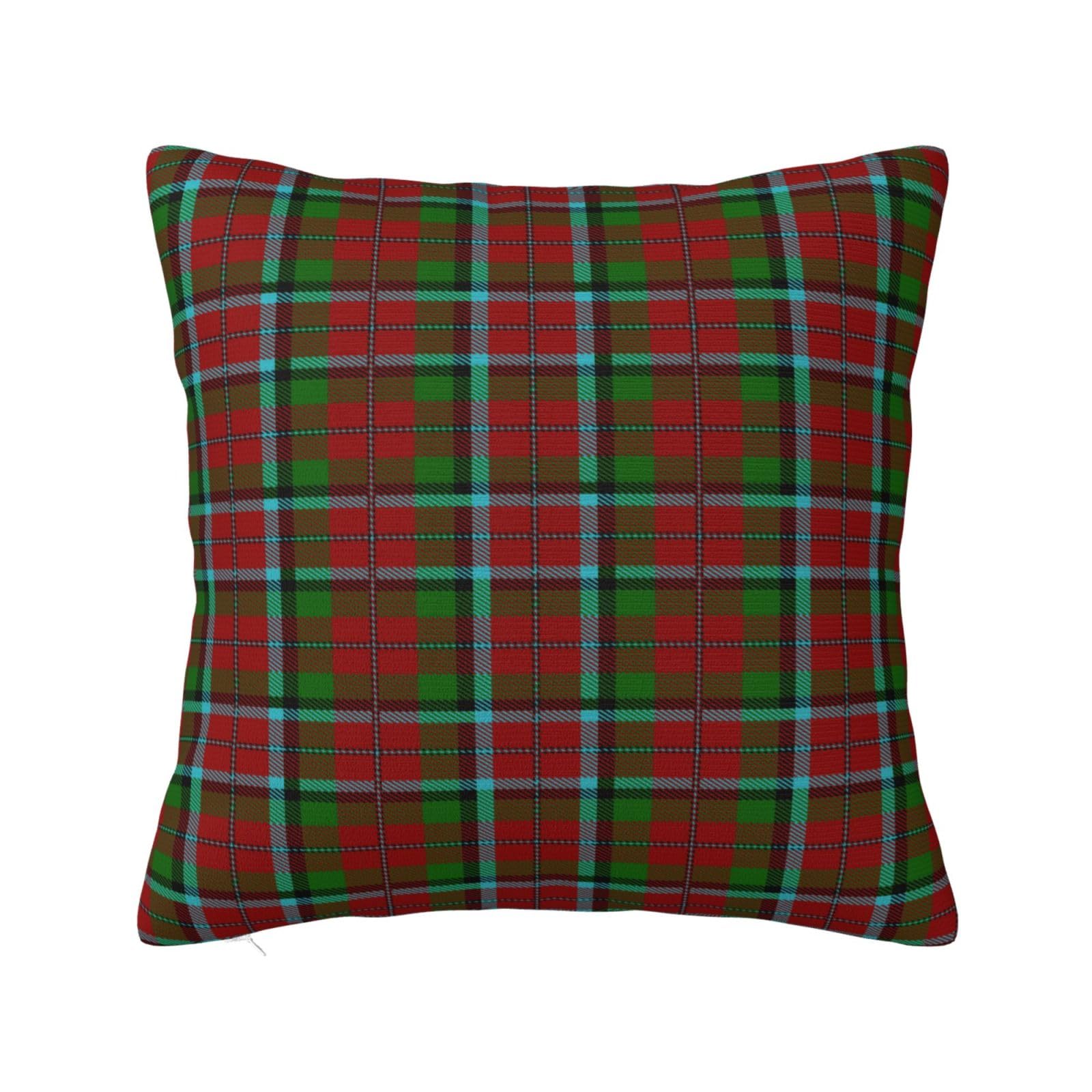 Scotland Scottish Clan Macnachtan Tartan Plaid Macnaughton Pillowcase 18"x18"