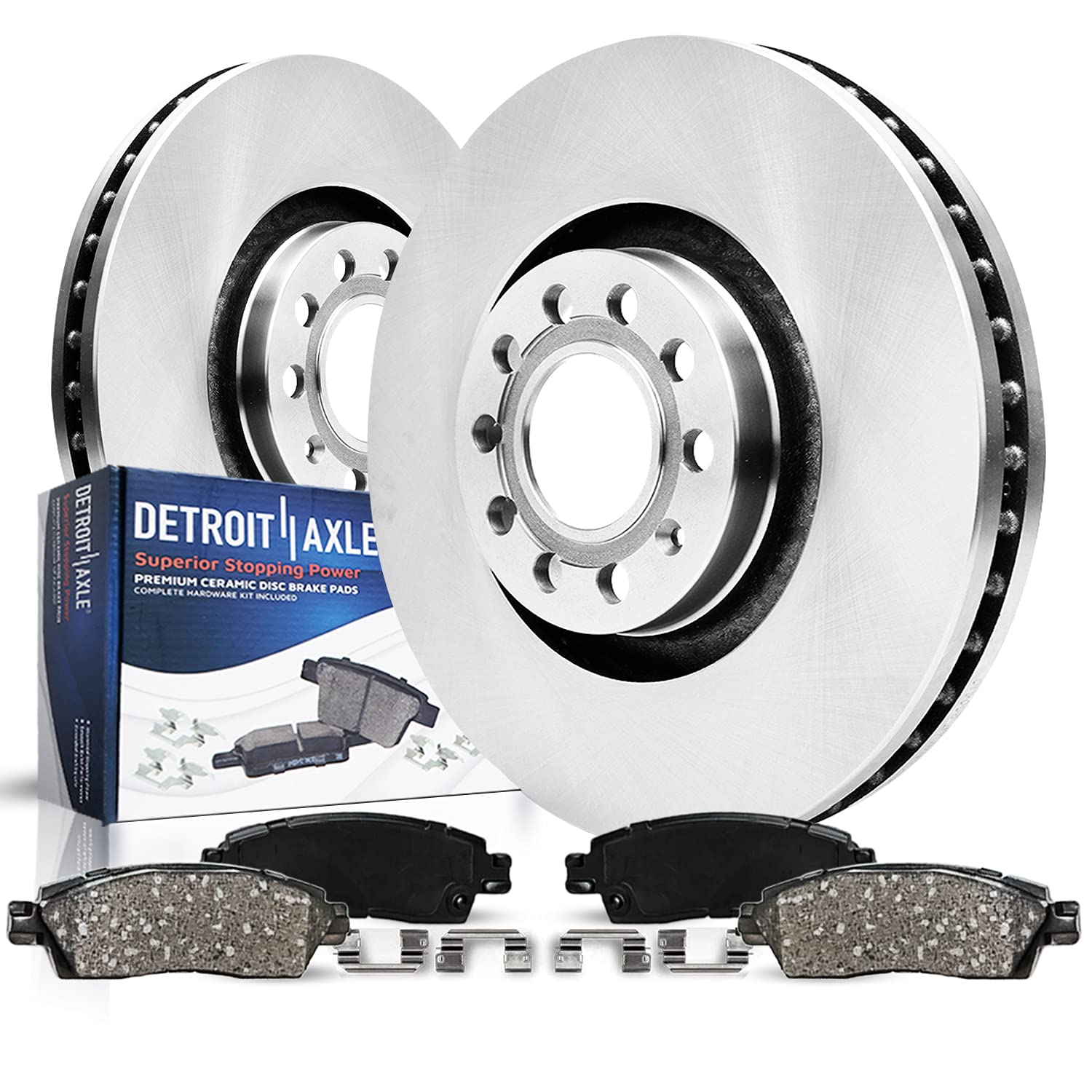 Detroit Axle - Front Brake Kit for 2011-2013 2016-2018 Volkswagen Jetta