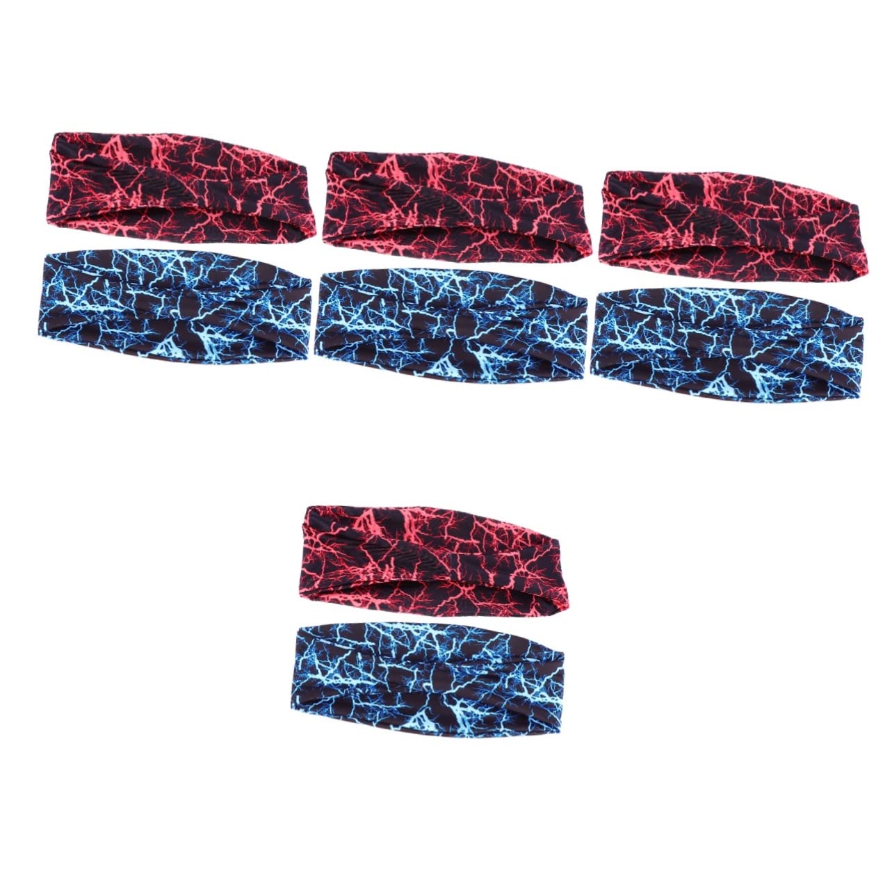 Abaodam Cinturón Antitranspirante para Fitness Bandas Elásticas para El Cabello Diadema para Entrenamiento con Banda para El Cabello Deportiva para Mujer Bandas Elásticas Que