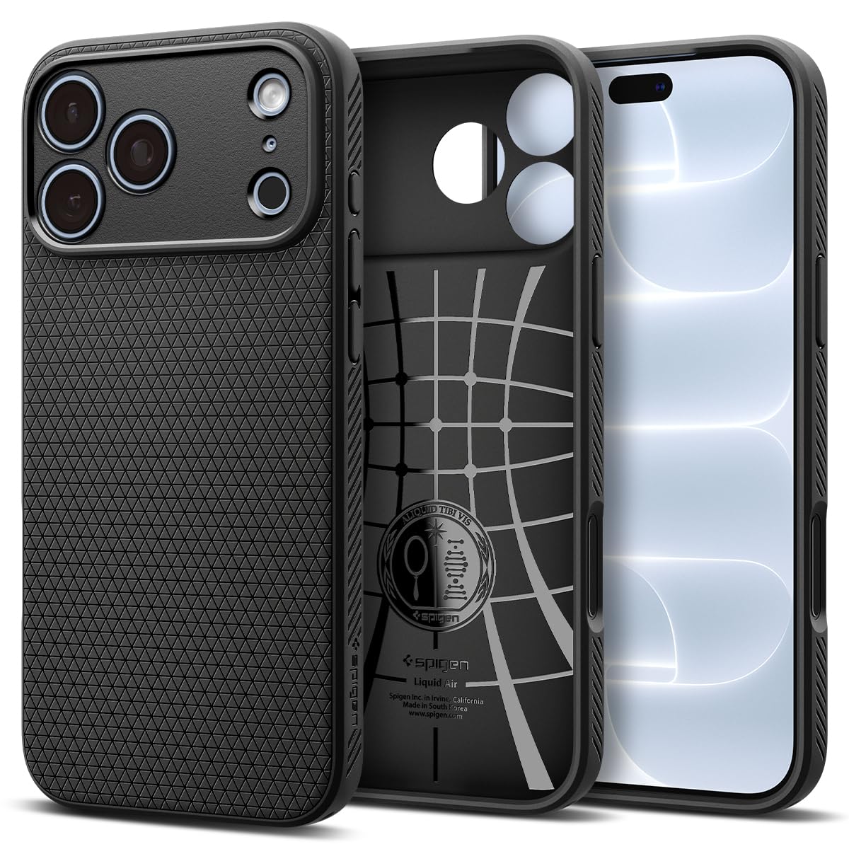 Liquid Air for iPhone 17 Pro / 18 Pro Case, Matte Black