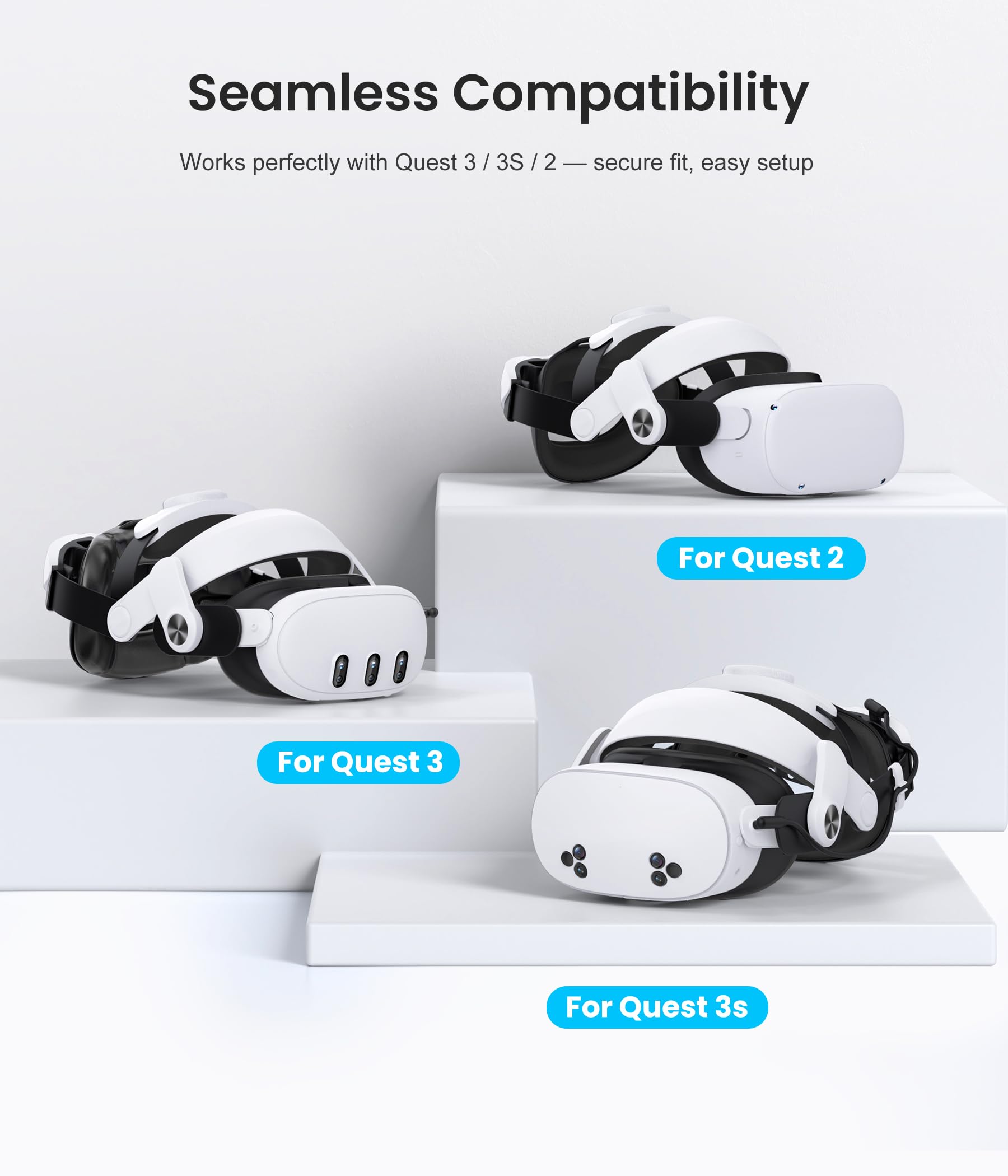 Headstrap - Batería para Meta Quest 3/3S/2 (10000 mAh)