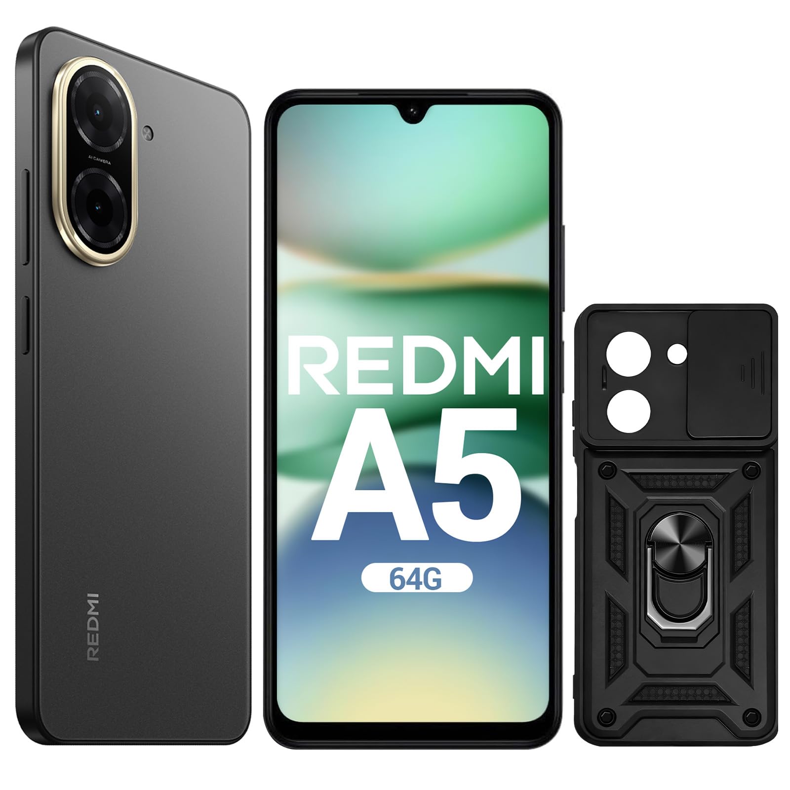 XIAOMI Redmi A5 Smartphone Android 4G, 4GB+128GB,Dual SIM,Black