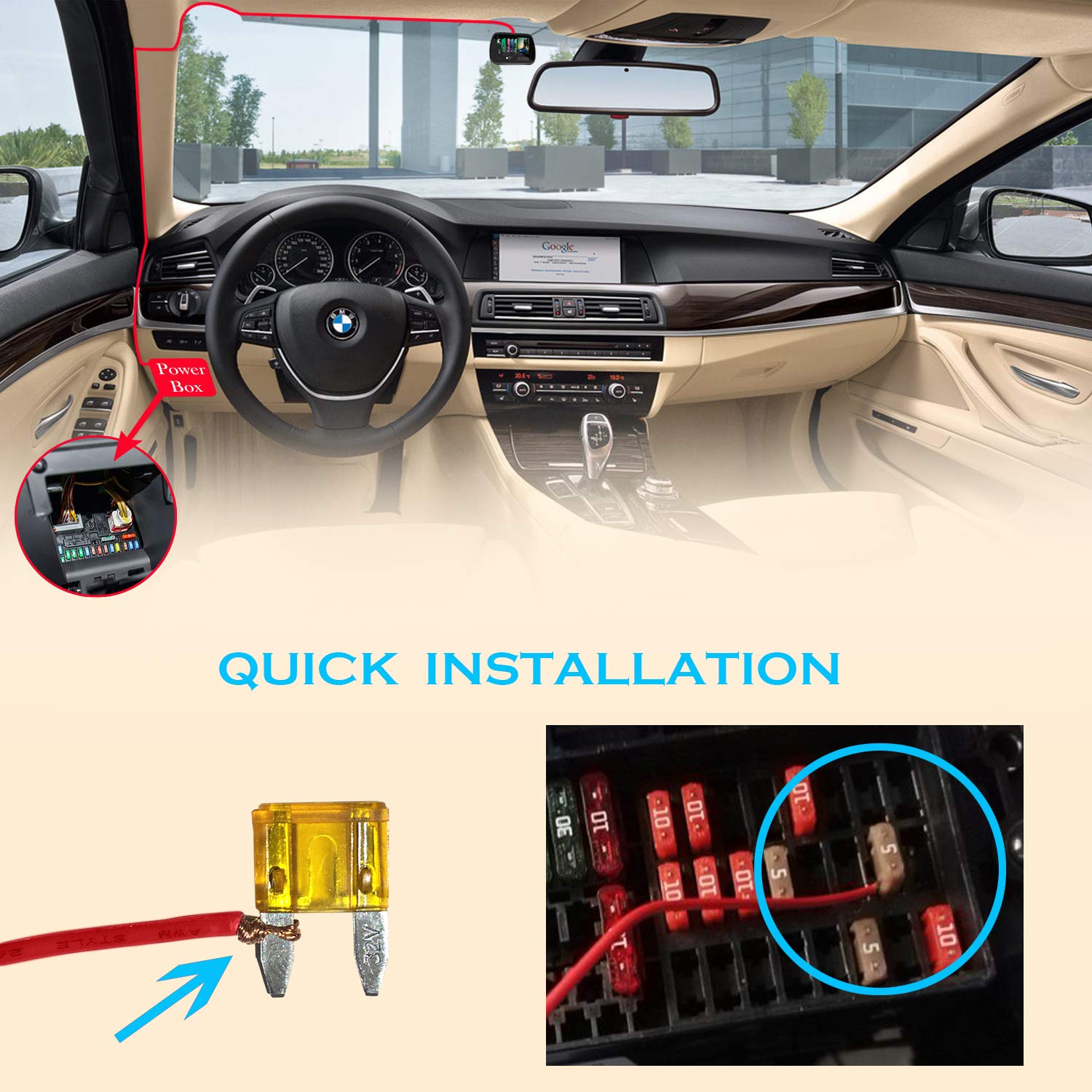 3-in-1 Hard Wire Kit USB-C & Micro/Mini USB Hardwire Kit for Dash Cams 12V-24V to 5V 3-in-1 Hard Wire Kit USB-C & Micro/Mini USB Hardwire Kit for Dash Cams 12V-24V to 5V