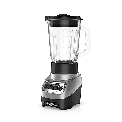 BLACK+DECKER PowerCrush Multi-Function Blender with 6-Cup Glass Jar