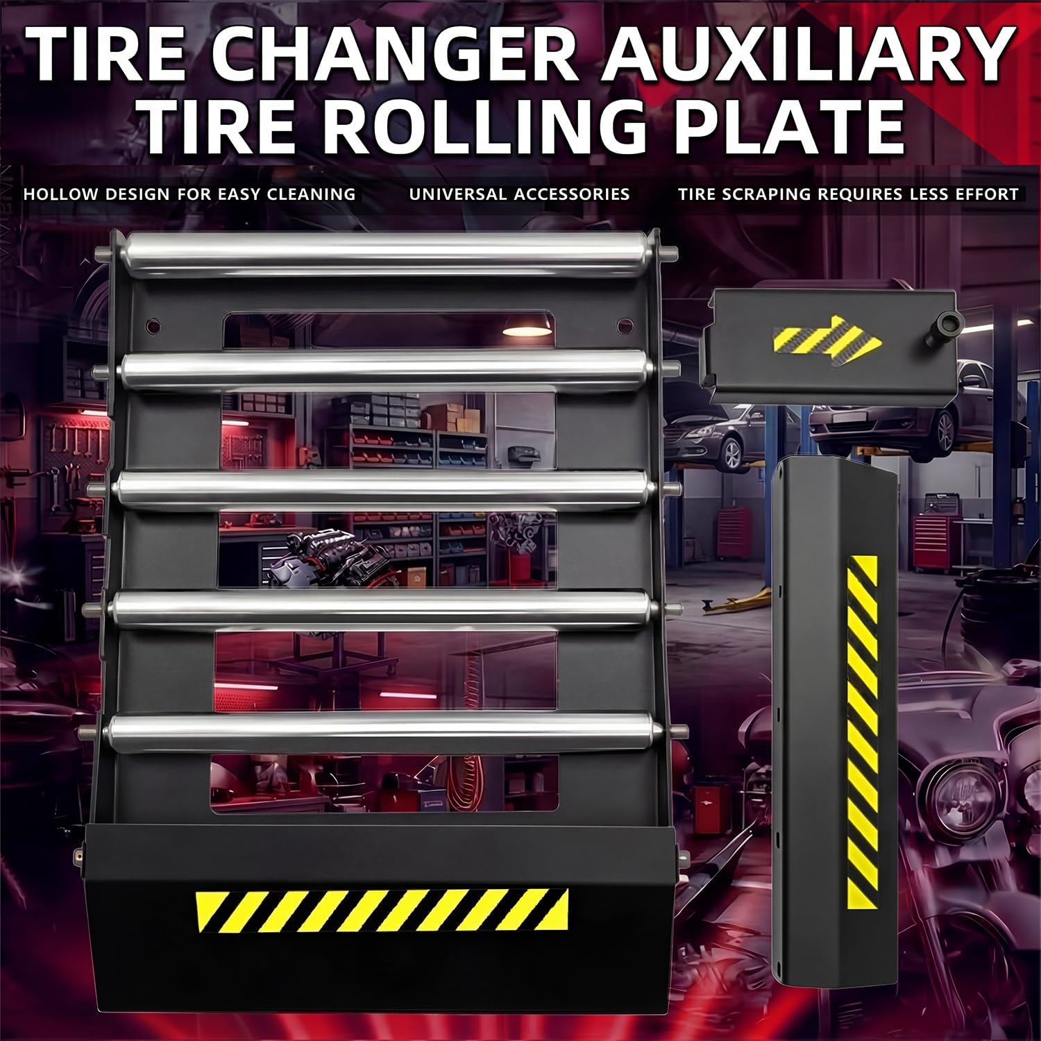 Tire Changer Base for Tire Changing Machine, Changing and Shoveling Support, Rolling Plate, Stand Board, Auxiliary Accessories