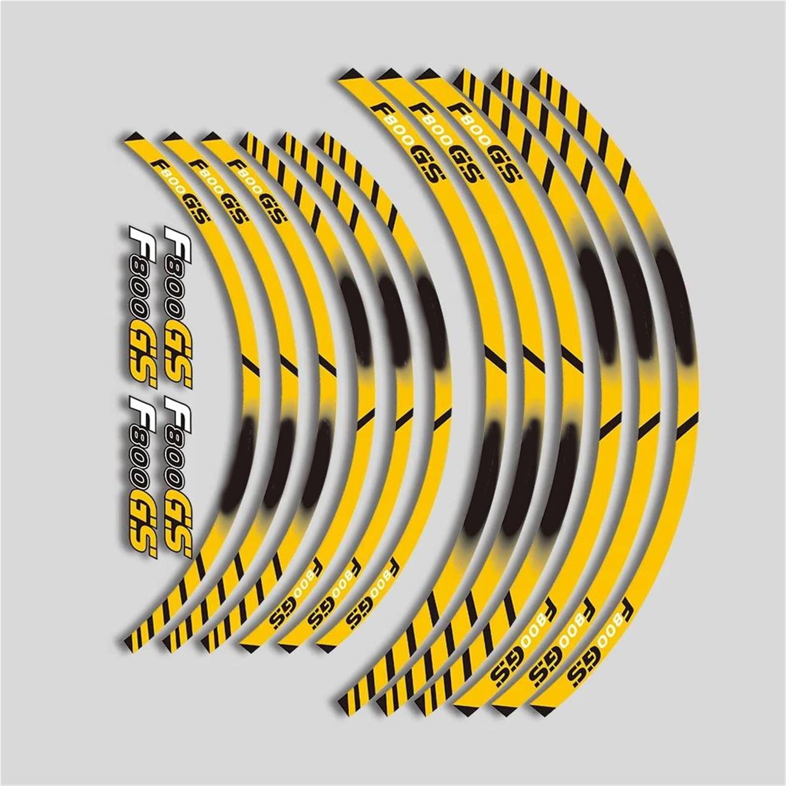 Sticker Part for BMW F800GS F 800GS 800 GS Wheel Hub Decal 21''17''Motorcycle Accessories Sticker Reflective Rim