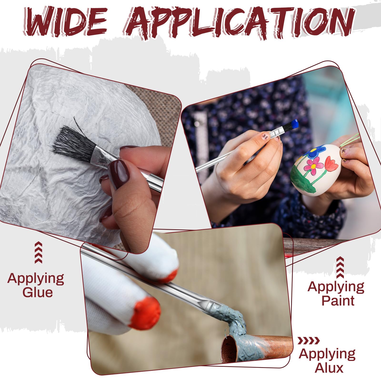 Acid Brushes Box of 144 Motion Picture F/X Company, Acid Brushes