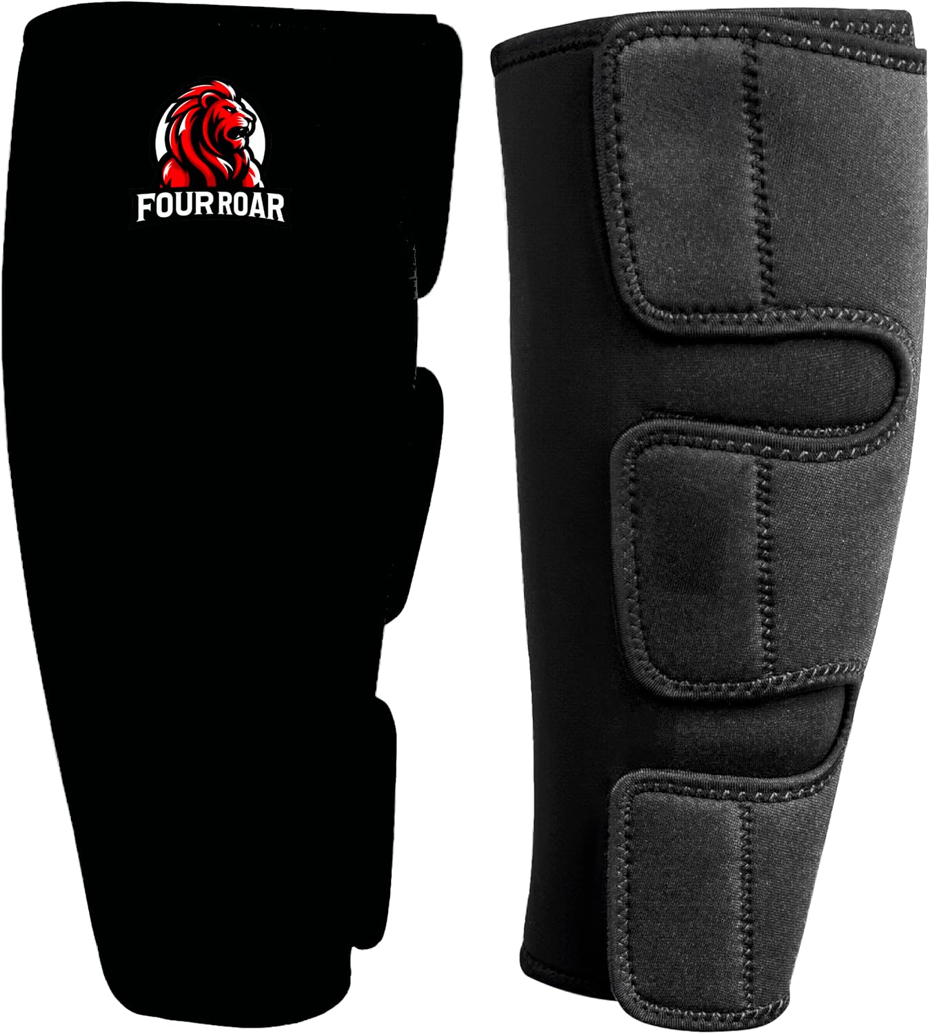 Espinilleras Crossfit de Neopreno de 7mm | Espinilleras Transpirables Faciles de Poner y Quitar | Protectores de Espinilla para Peso Muerto, Powerlifting