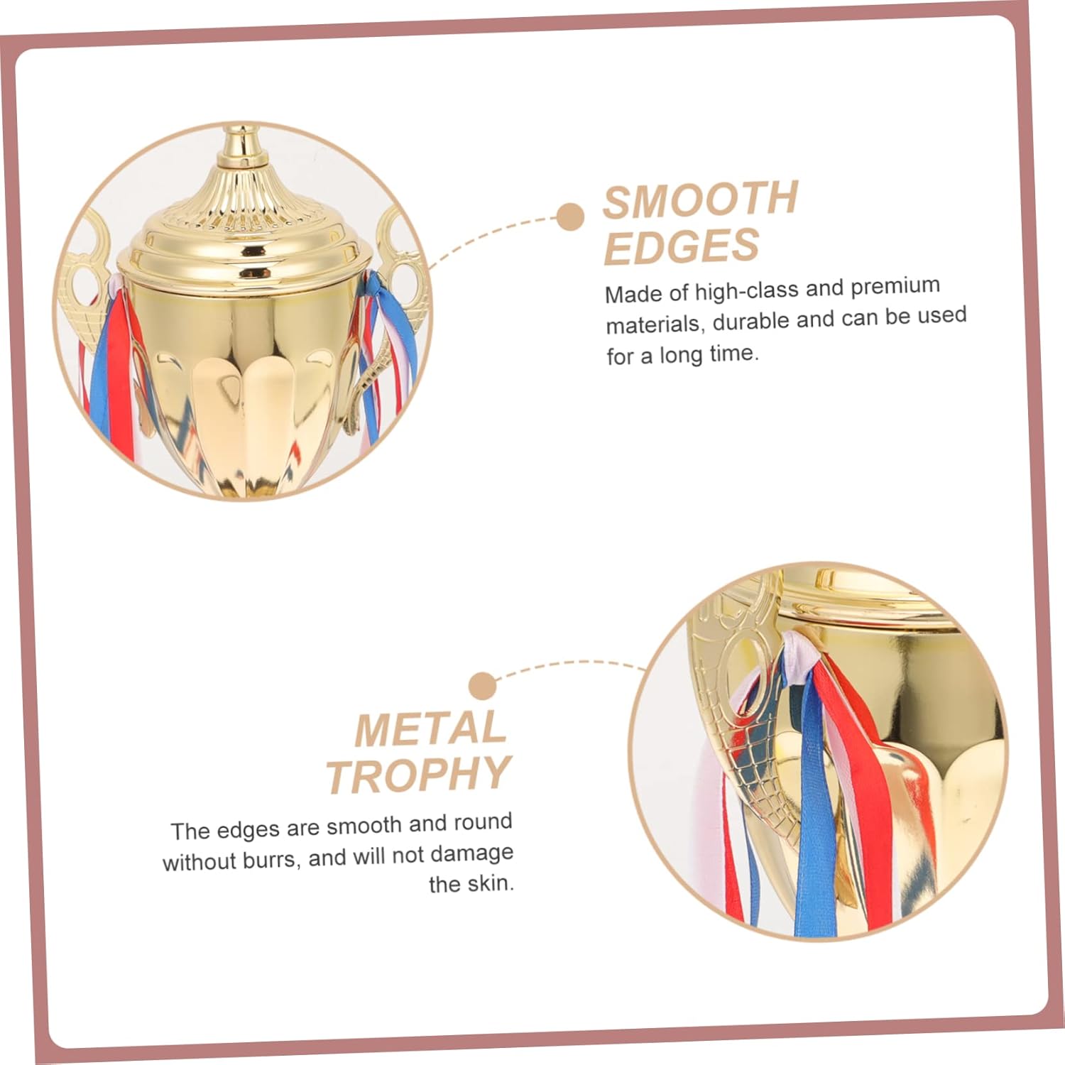 Unique Metal Trophy for Golf Award Decorative Sports Competition Prize Cup