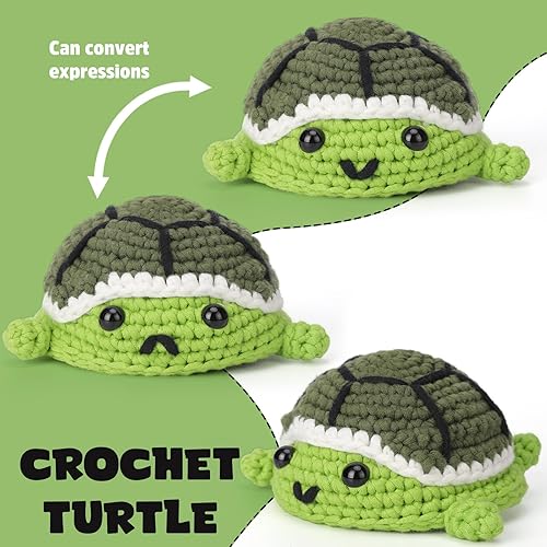 Miniatura 71 de Kit de ganchillo para principiantes: kit de ganchillo de vaca Highland, incluye hilo suave fácil de tejer, tutorial en video paso a paso, gancho