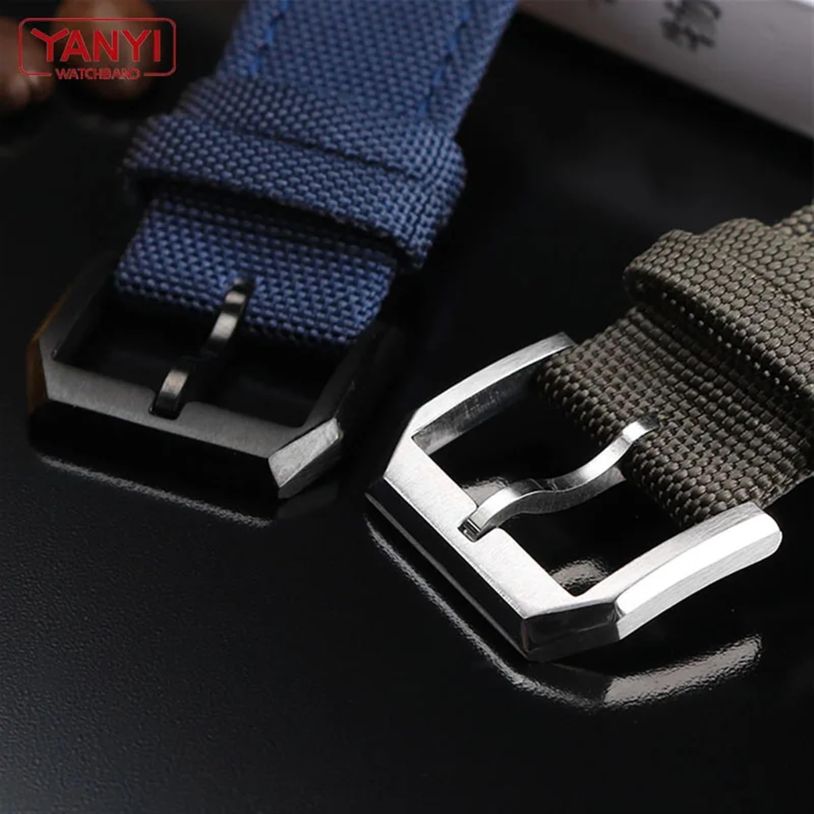 Cinturini in nylon per IWC IW377724 IW371614 cinturino per orologio 20mm 21mm 22mm braccialetto nero verde militare cinturino da polso in tela blu cinturino
