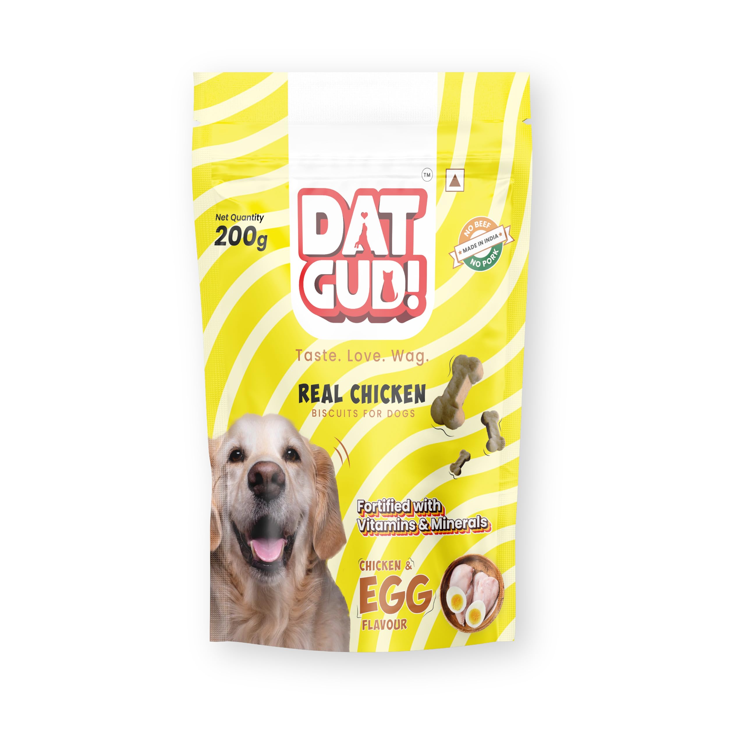 DAT GUD Real Chicken Dog Biscuits | Chicken & Egg Flavour, Dog Treats for All Dogs, 200 GMS (B0CRBDWY9Q) Amazon Price History, Amazon Price Tracker