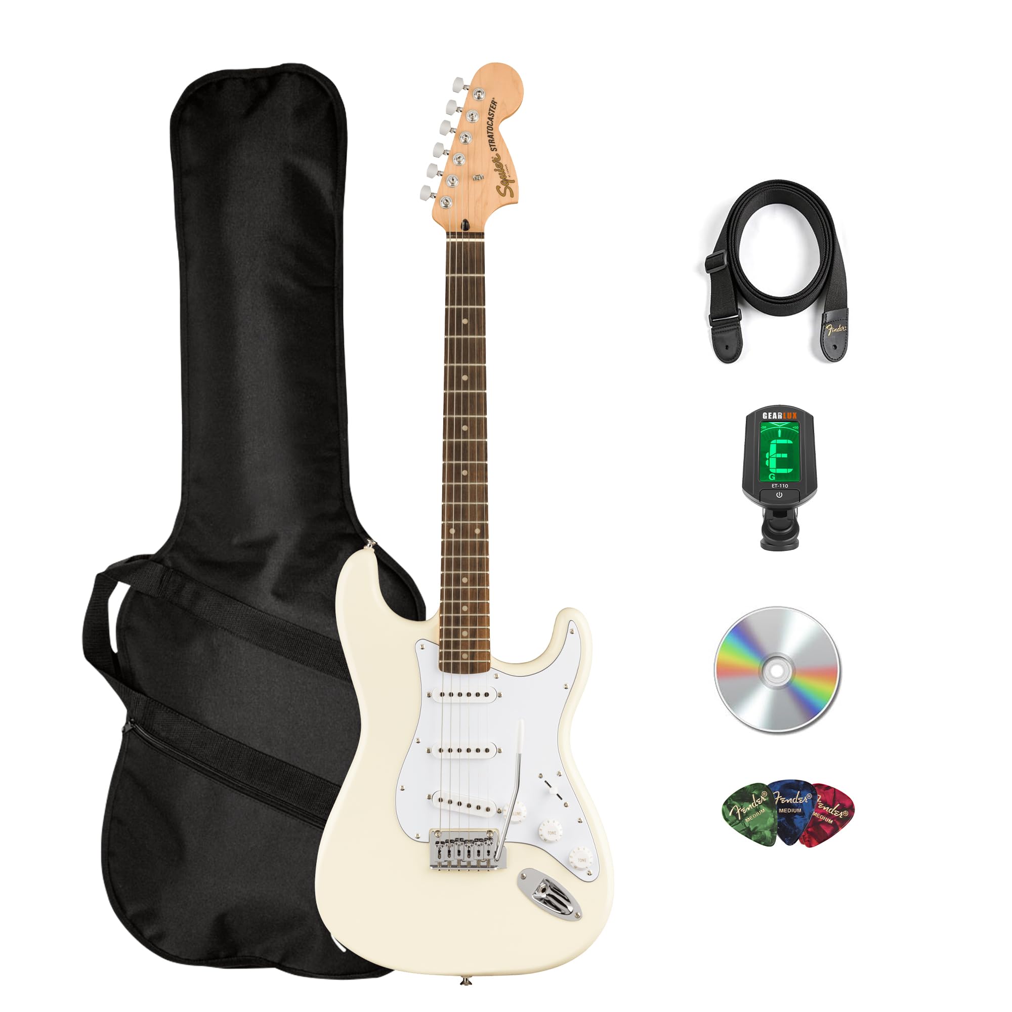 Amazon.com: Fender Squier Affinity Stratocaster Limited Edition