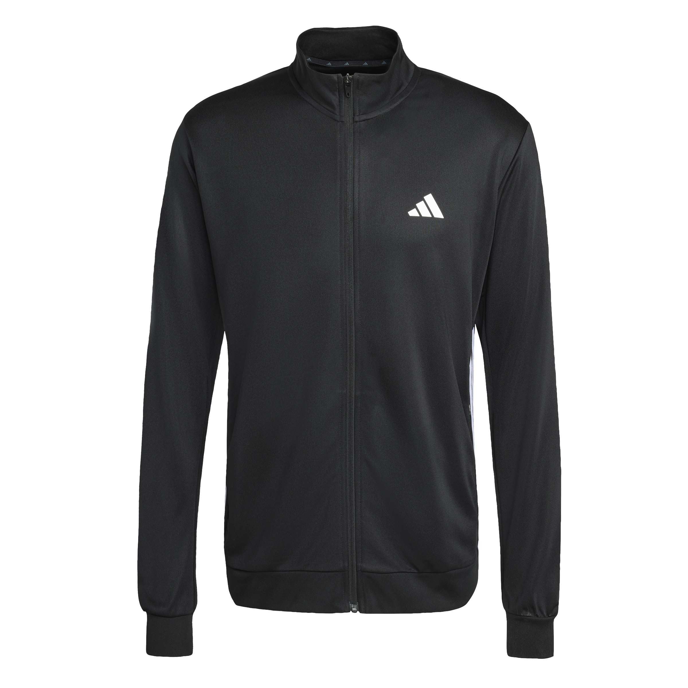 adidas Mens Training Workout Essentials Track Top, Black, Size M, Men