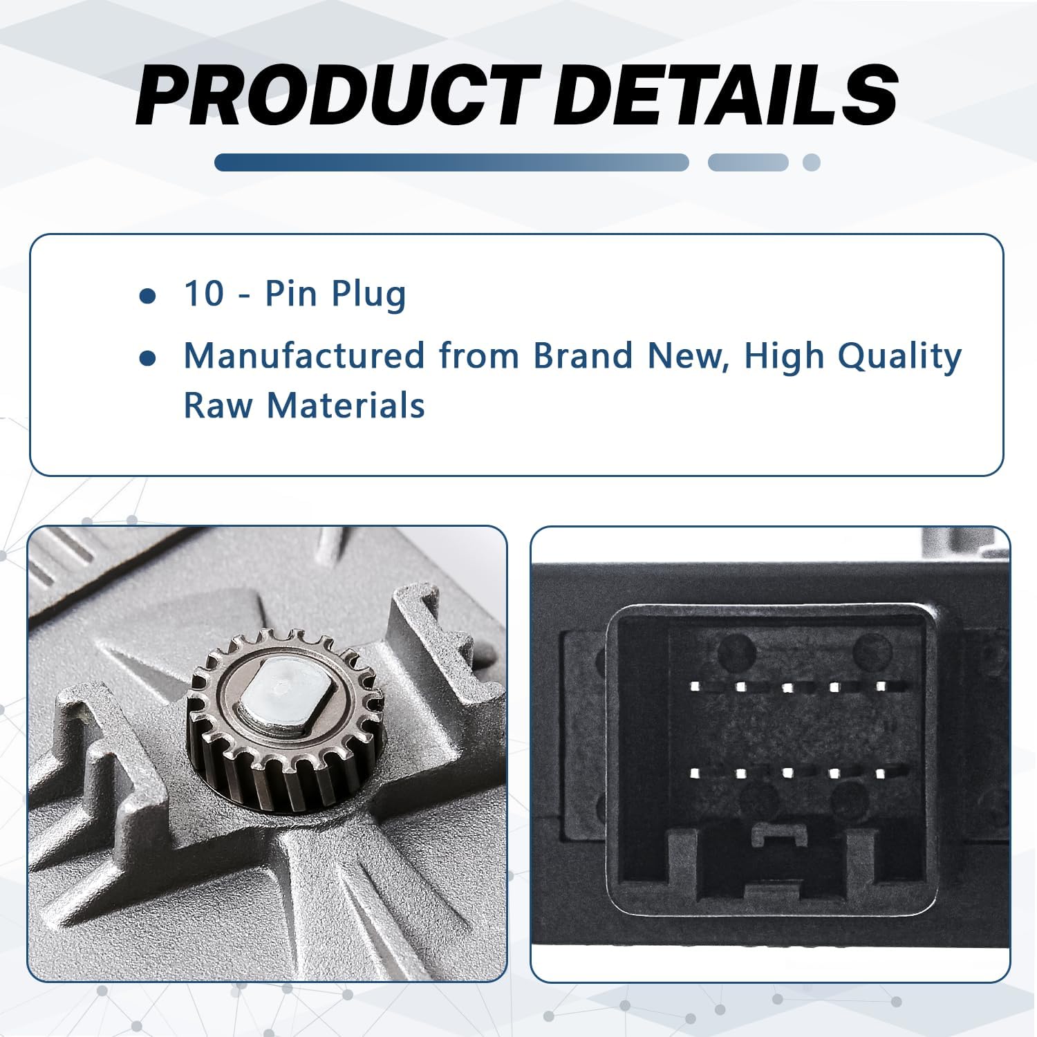 KELOKE Sunroof Moon Roof Motor Compatible with Volvo XC60 Sport Utility 2010-2017, with a 10-Pin Plug, Replace# 30799673 31424338 31442109