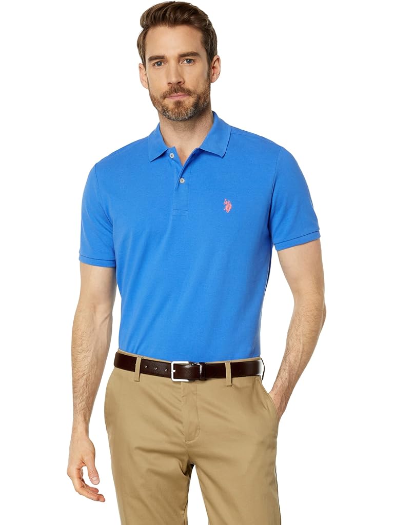 U.S. POLO ASSN. Solid Cotton Pique Polo with Small Pony