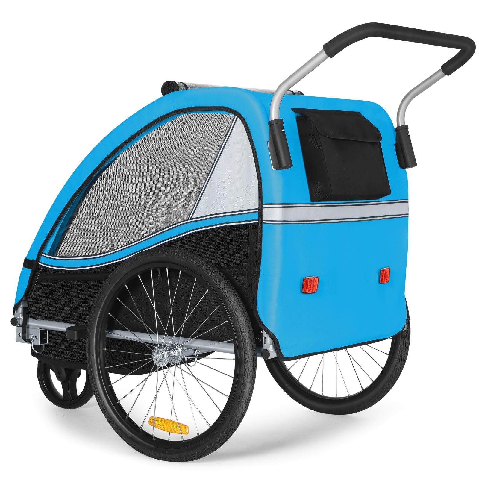 Tiggo VS 50202 Remolque infantil para bicicleta y cochecito 2 en 1