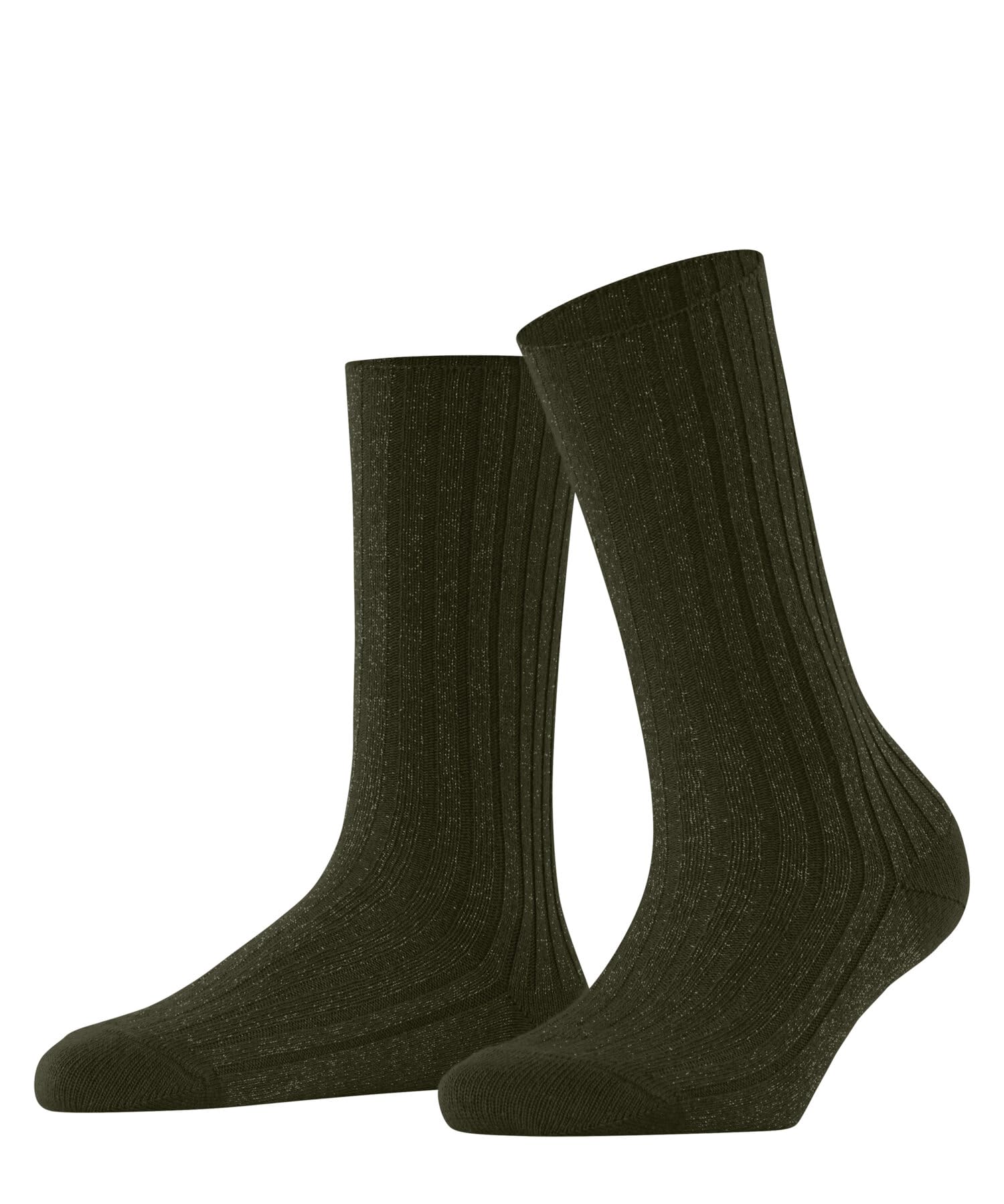 FALKE Women's Cosy Wool Boot W So Viscose Cashmere Plain 1 Pair Socks, Green Artichoke 7436 Special Edition, 4-5