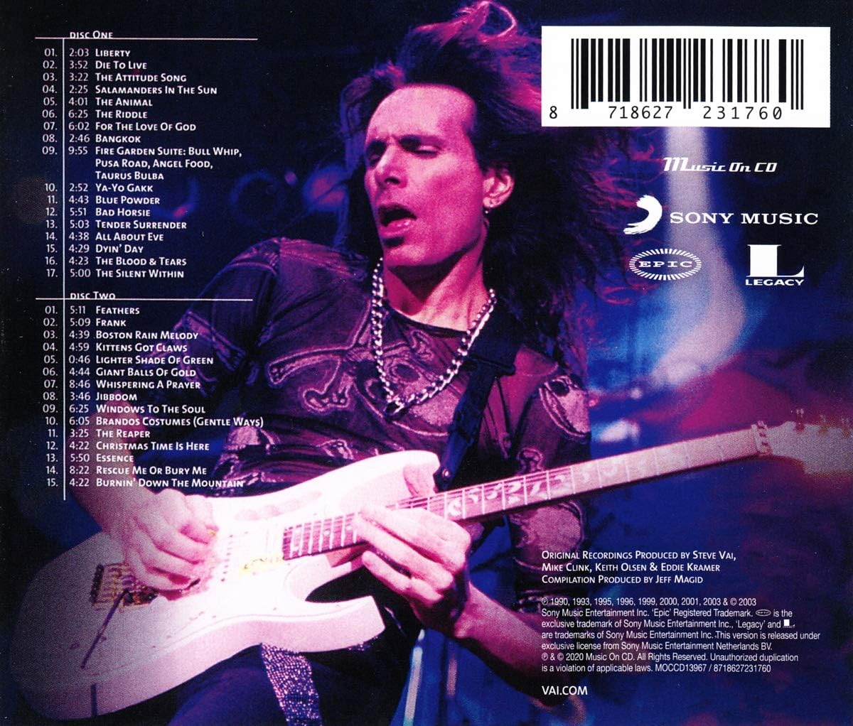 Amazon Infinite Steve Vai An Vai Steve 輸入盤 ミュージック